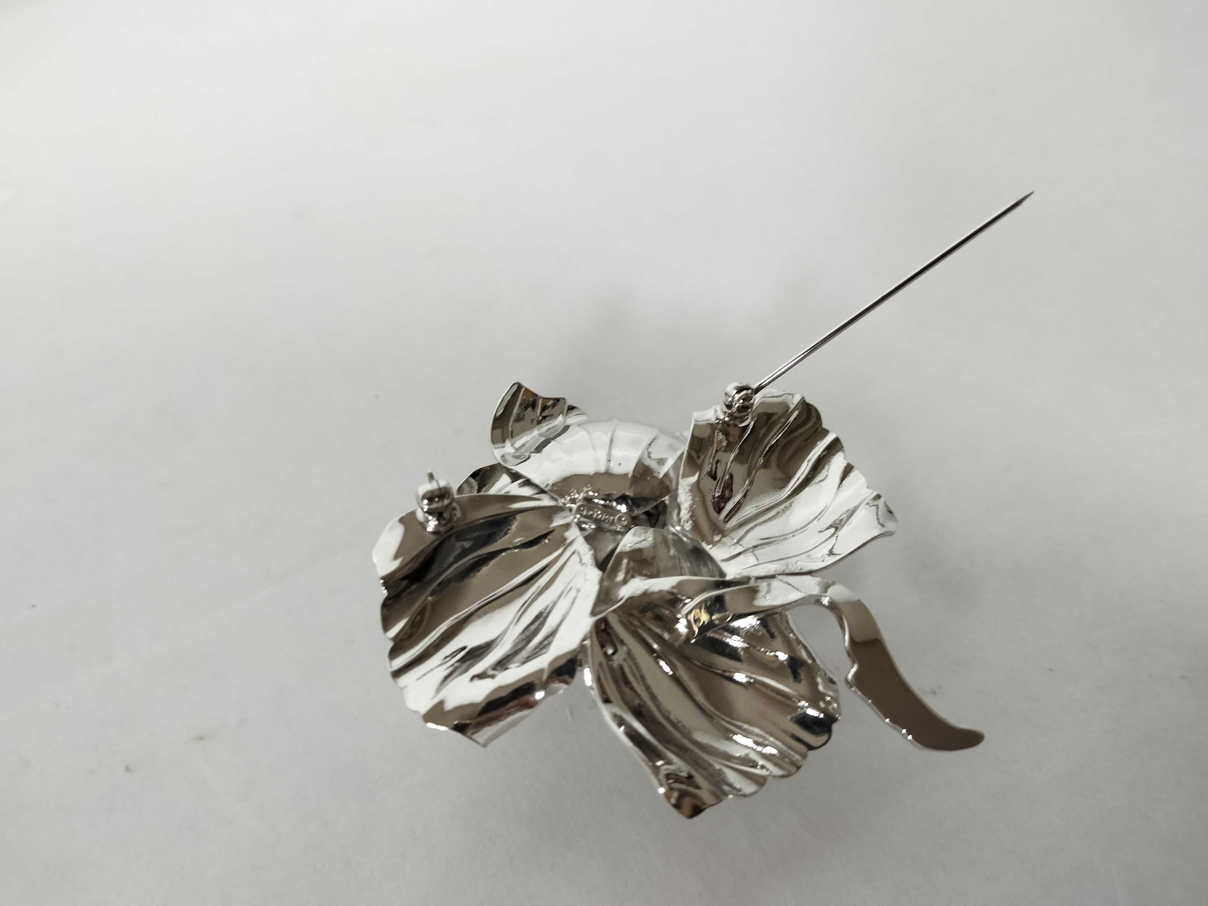 Christian brooch, silver brooch — view 3