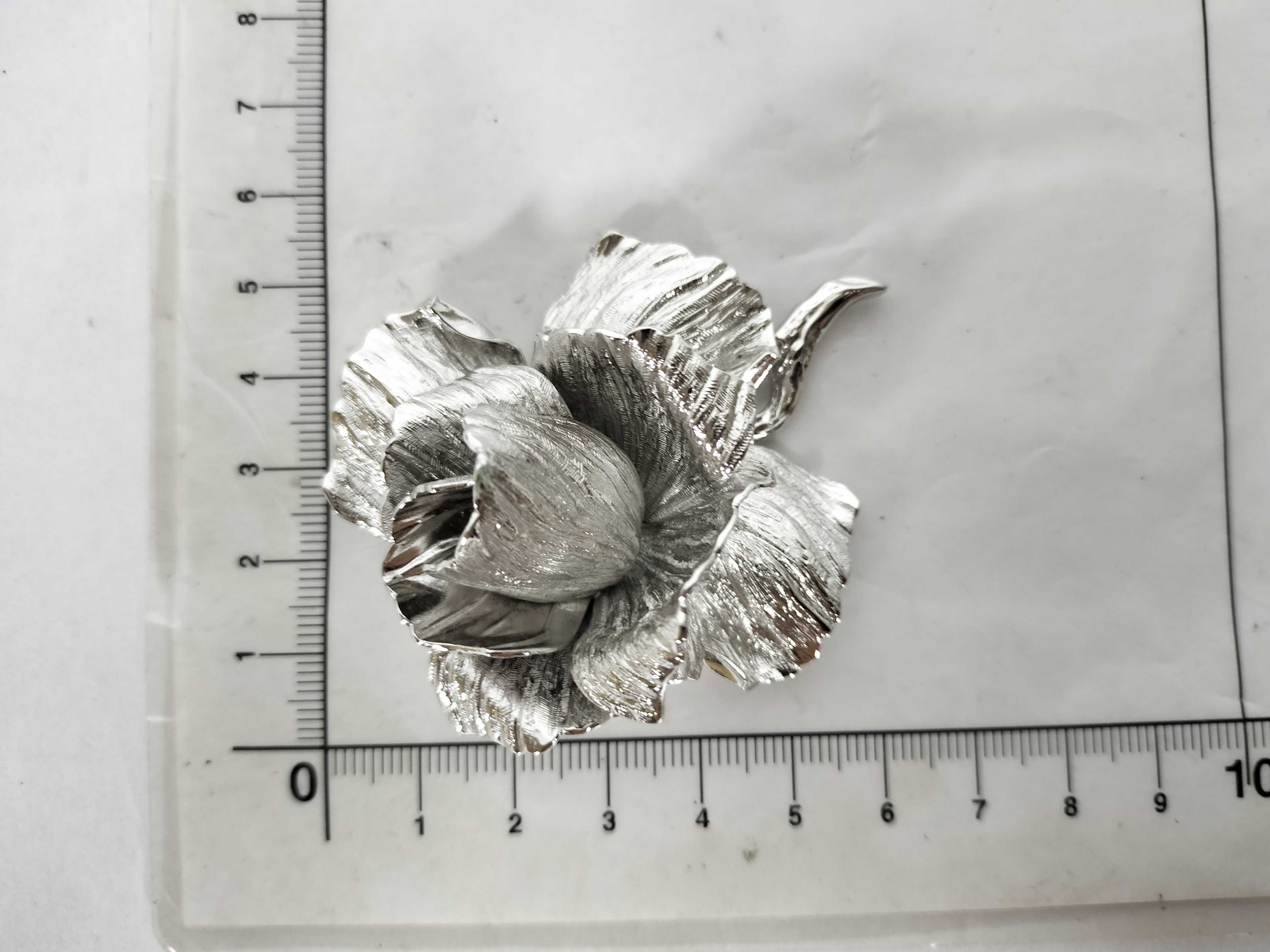 Christian brooch, silver brooch — view 8