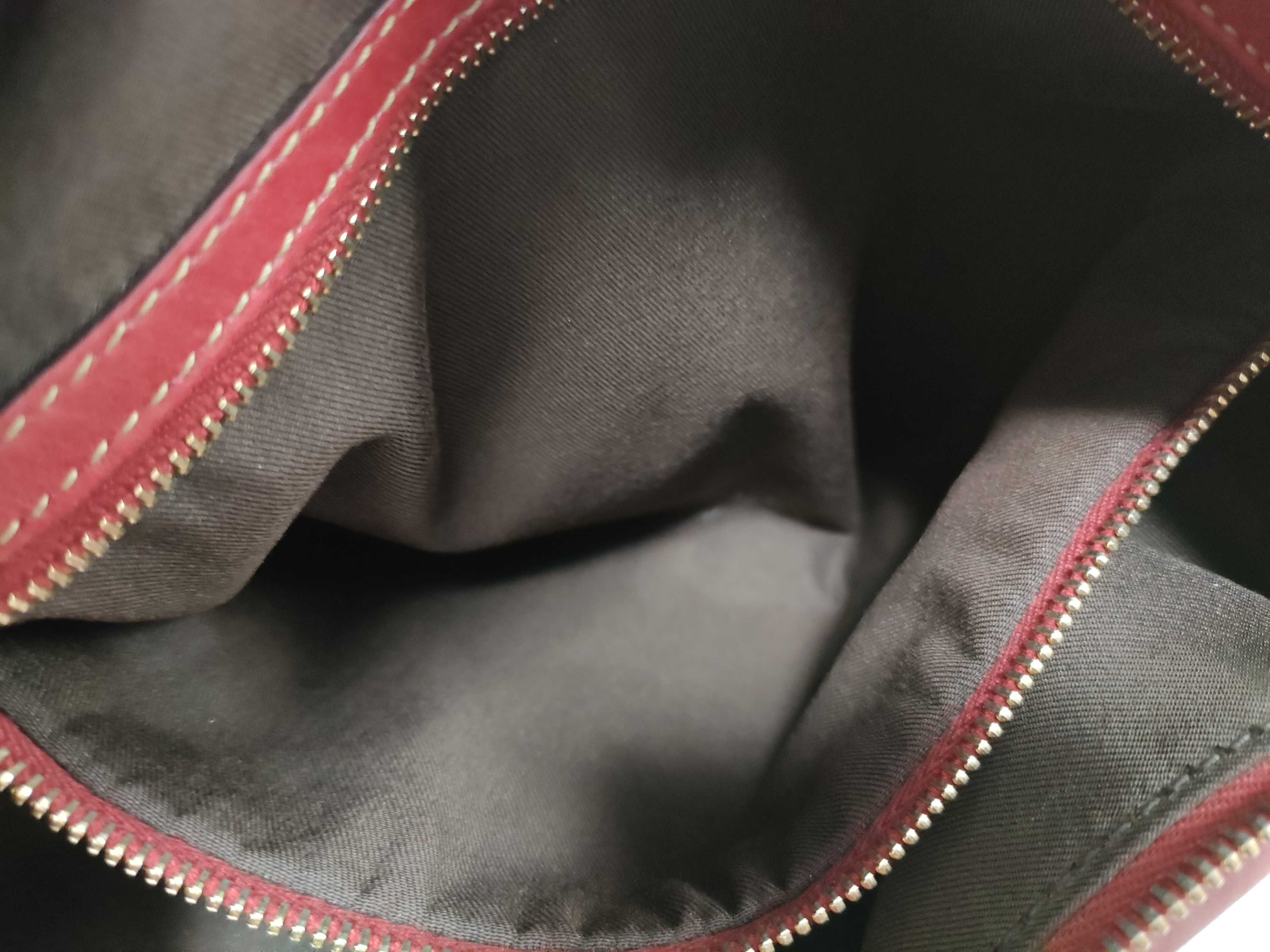 Horsebit Shoulder Bag 115867 Leather Red Shoulder Bag — view 11