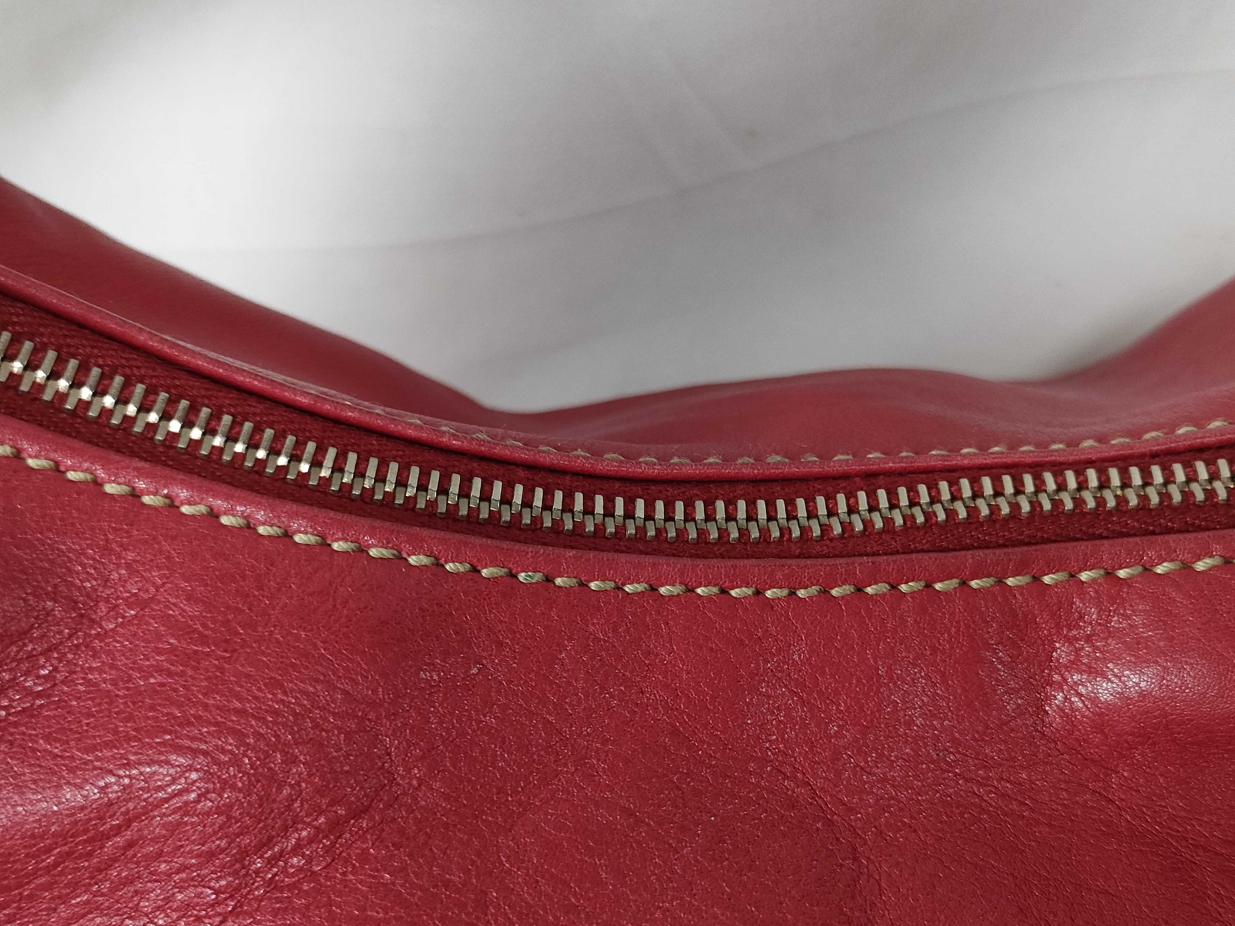 Horsebit Shoulder Bag 115867 Leather Red Shoulder Bag — view 5