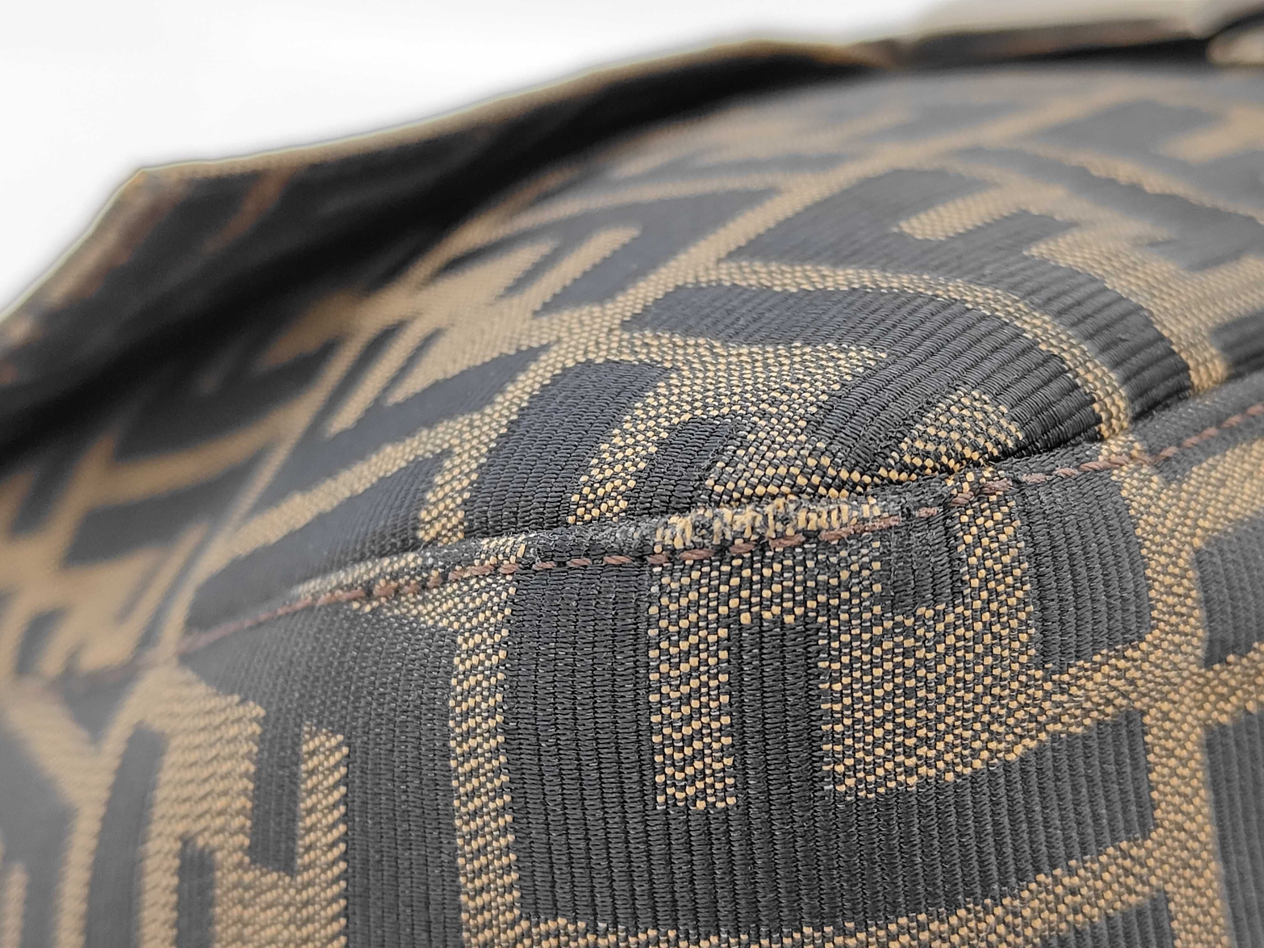 Mamma Baguette Zucca Canvas Shoulder Bag — view 6