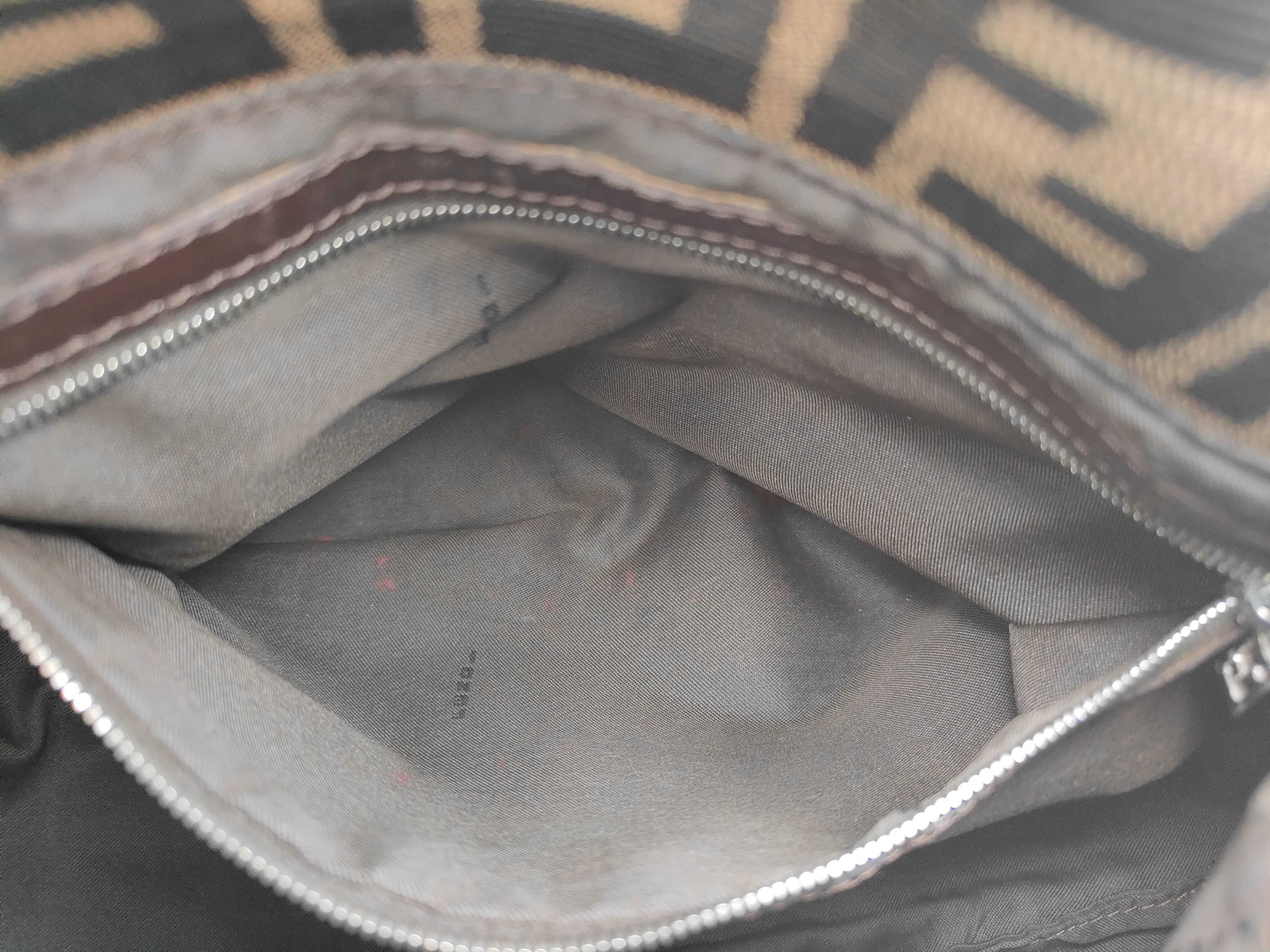 Mamma Baguette Zucca Canvas Shoulder Bag — view 9