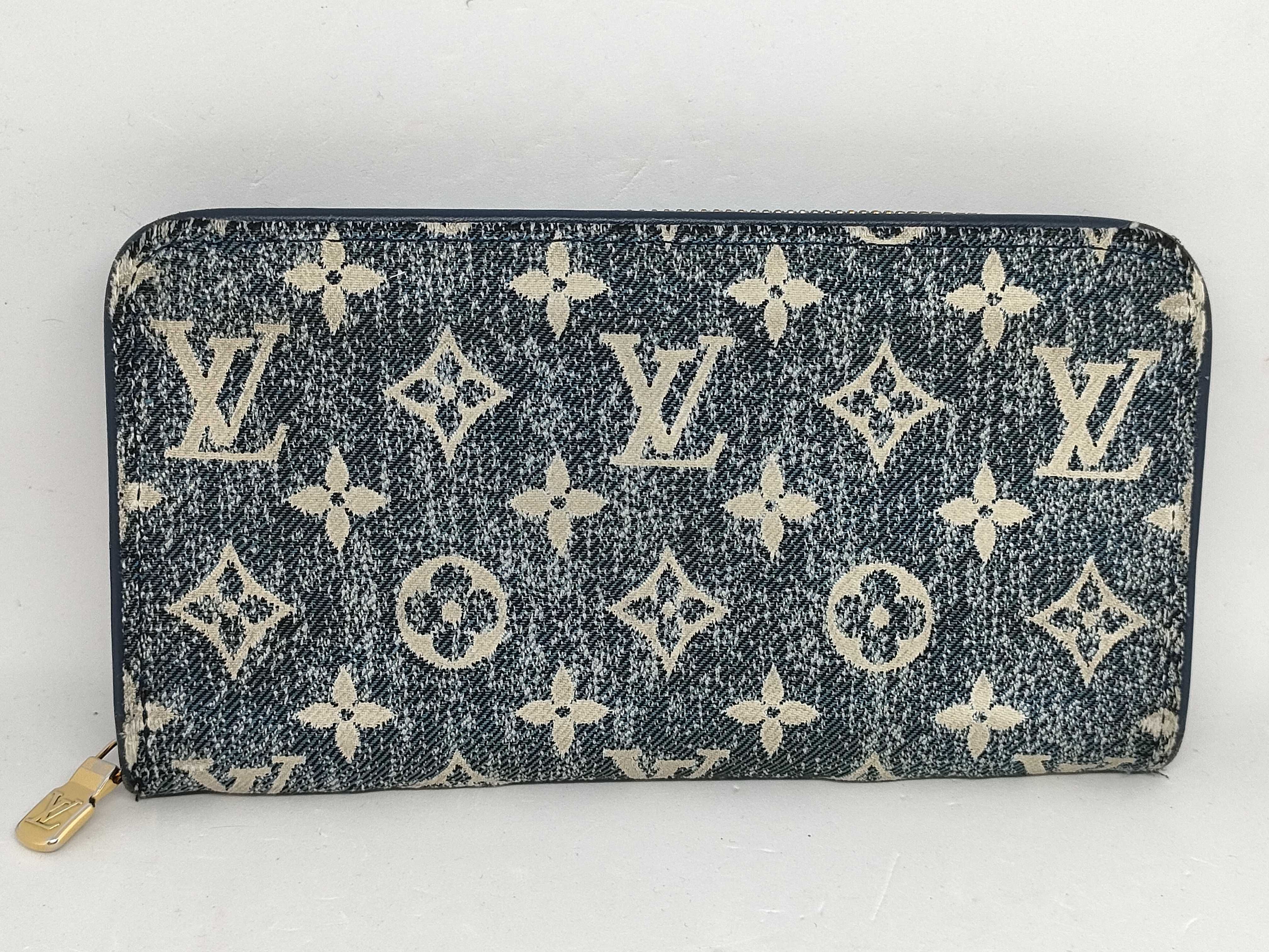 Monogram Denim M81226 Monogram Jacquard Denim Wallet