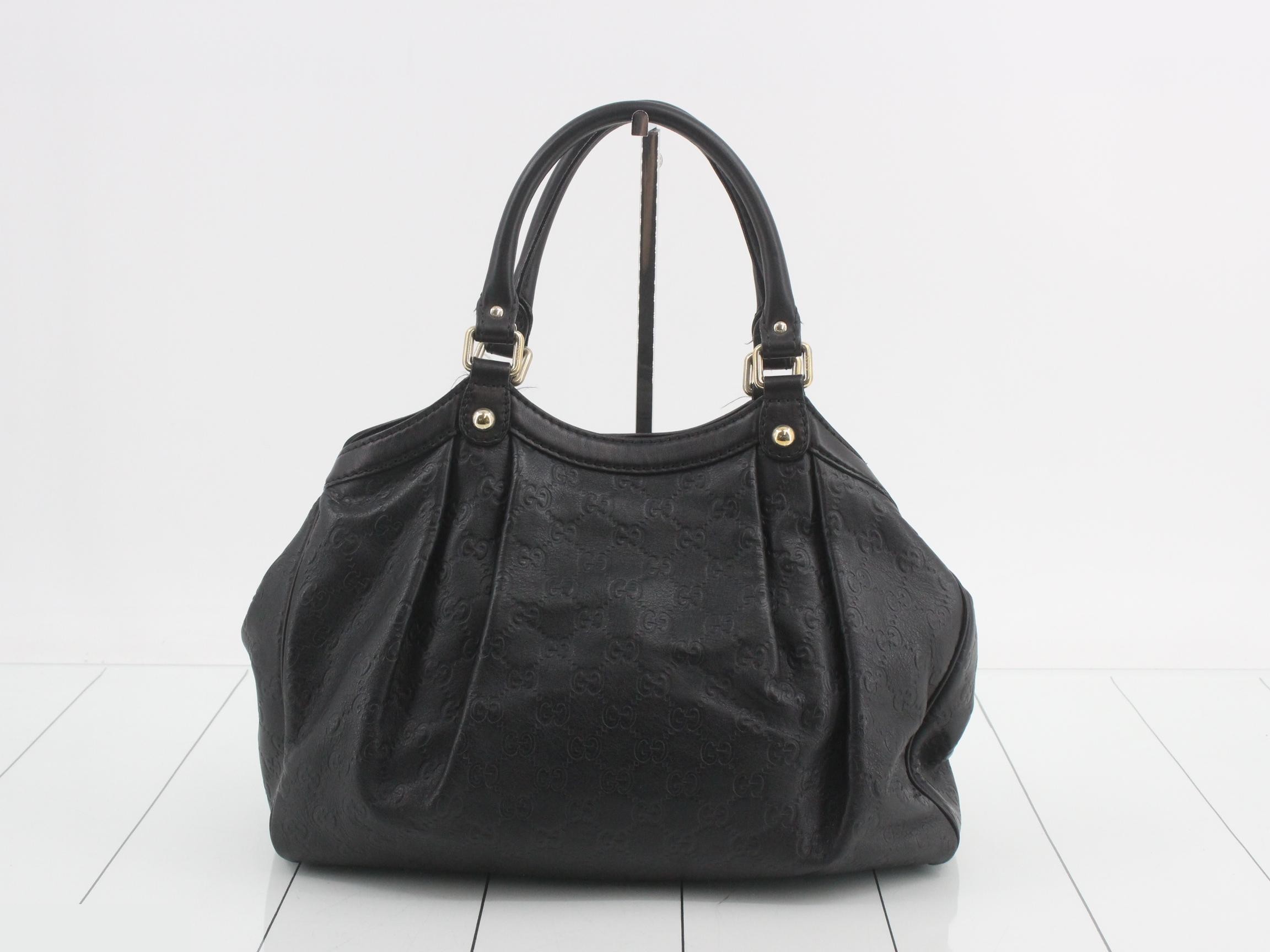 Guccissima (bag) - Gucci handbag, black, Sukey, 211944 — view 2