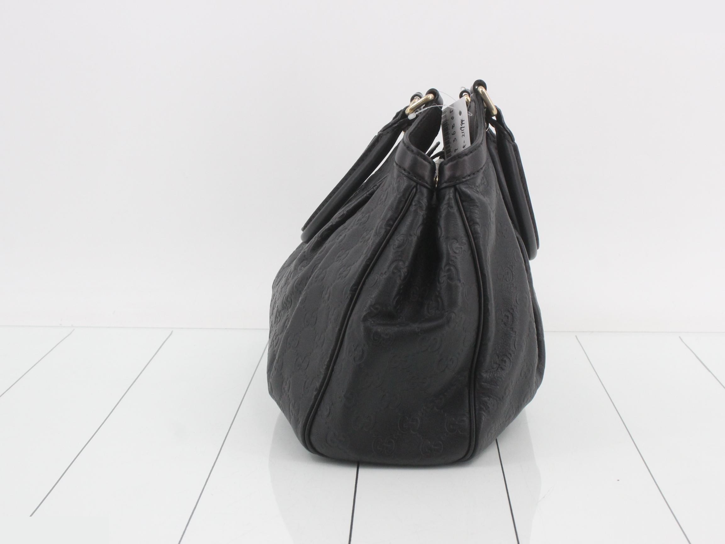 Guccissima (bag) - Gucci handbag, black, Sukey, 211944 — view 3