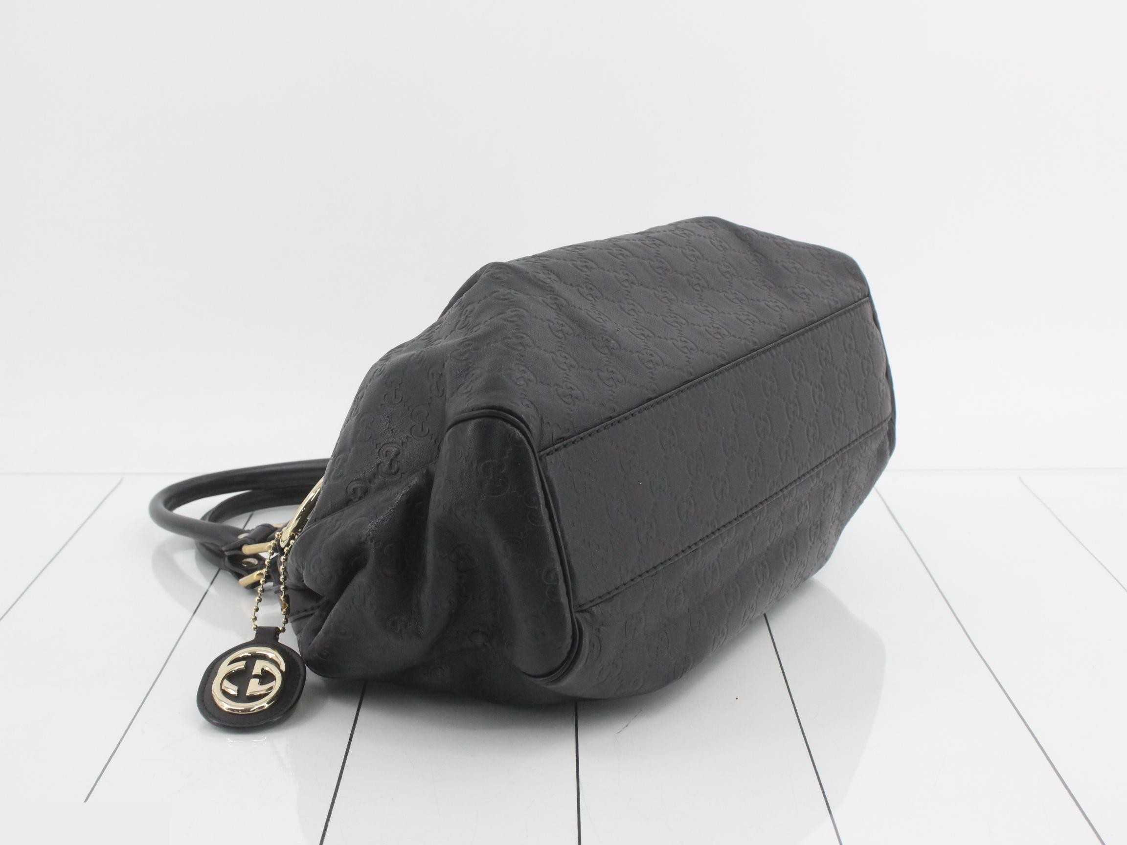 Guccissima (bag) - Gucci handbag, black, Sukey, 211944 — view 5