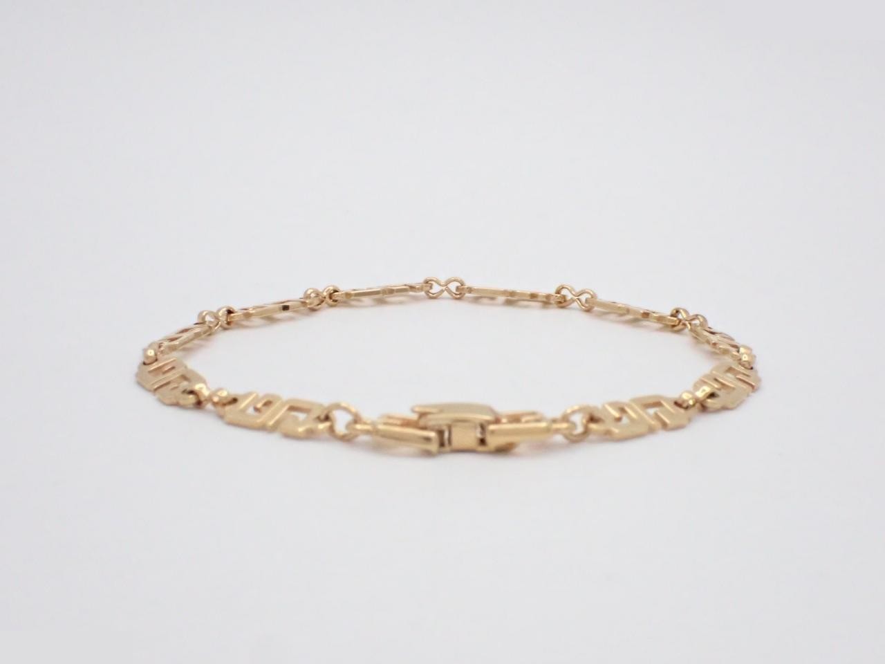 Other items in the line: Precious metal bracelets and bangles (metal), wrist circumference approximately 18.5 cm. — view 2