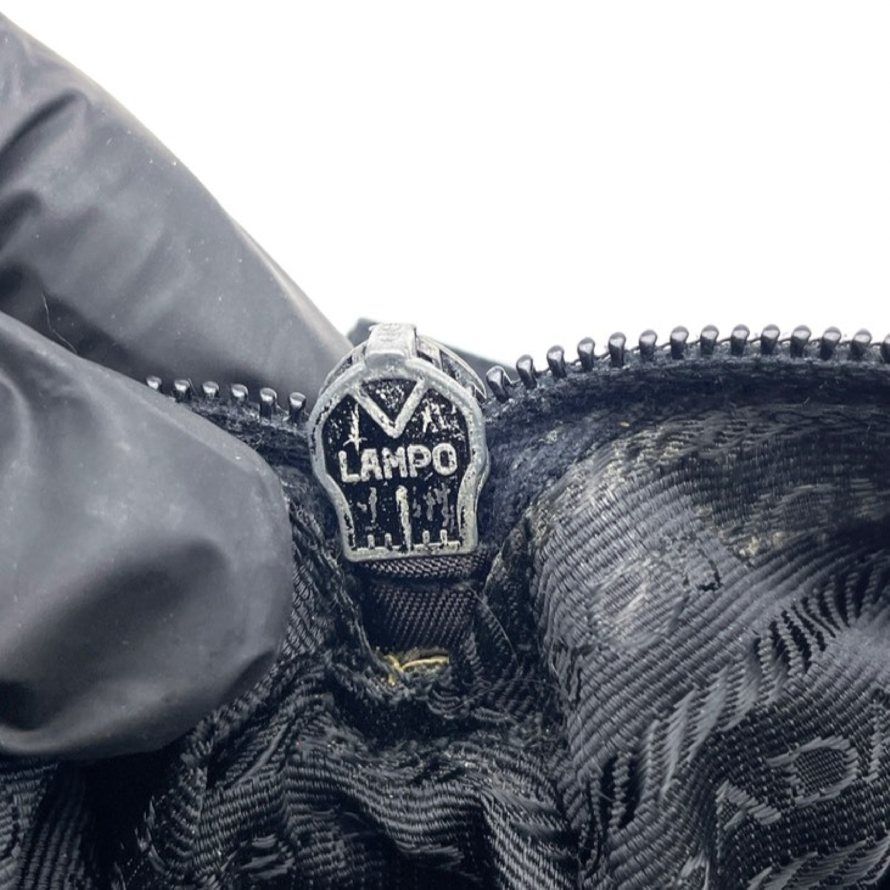 Nylon Triangle Logo Shoulder Bag — view 9