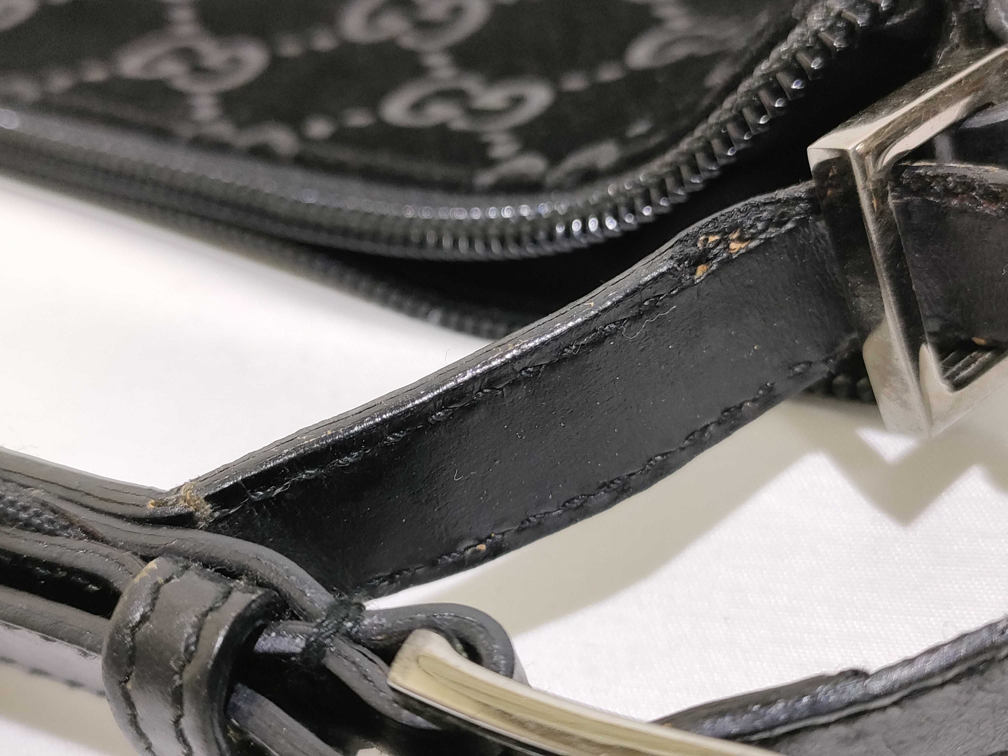 GG pattern suede one-shoulder bag (shoulder bag) — view 14