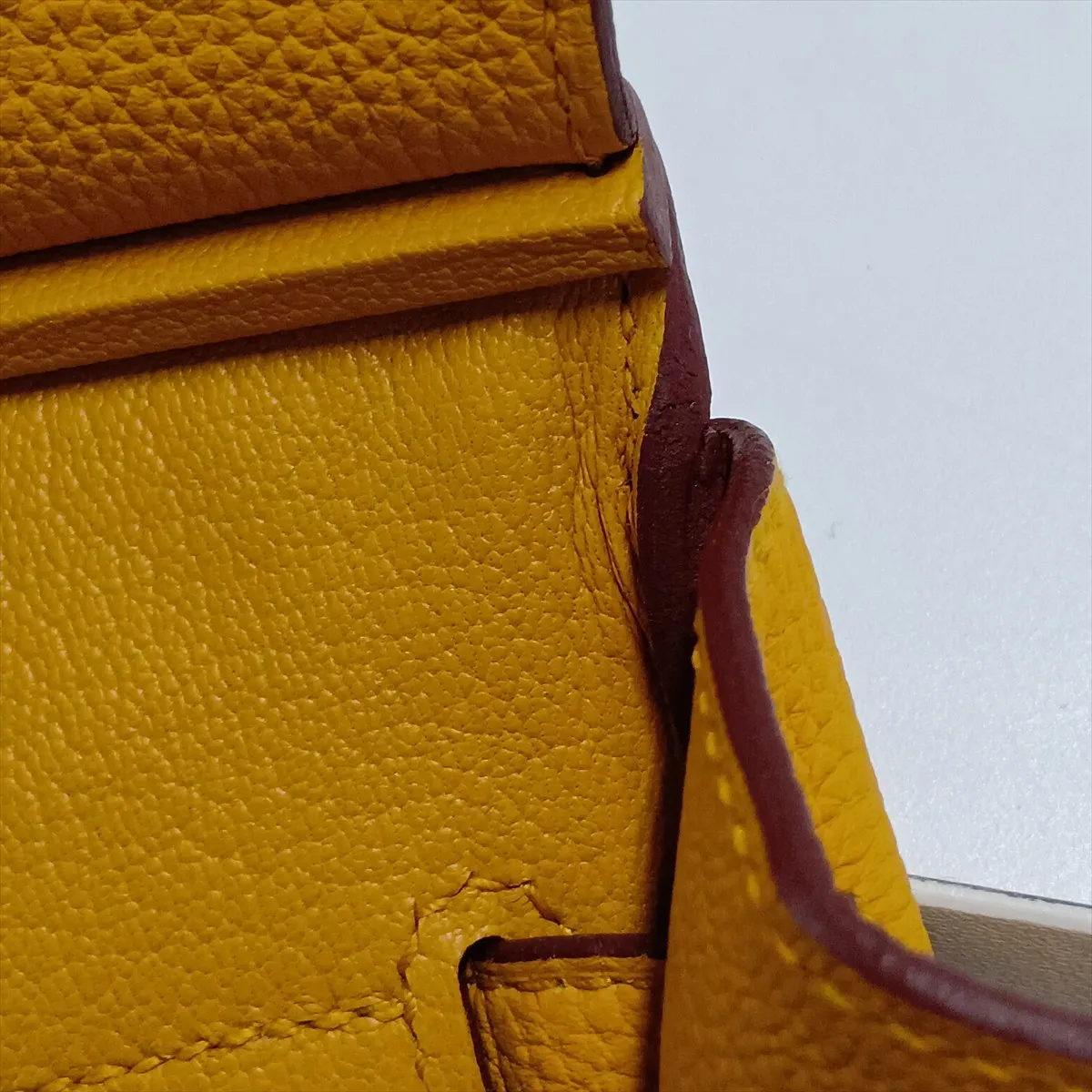 [Individually packaged] Hermes Birkin 30 Retourne Togo Jaune Ambre Silver Hardware B: 2023 — view 12