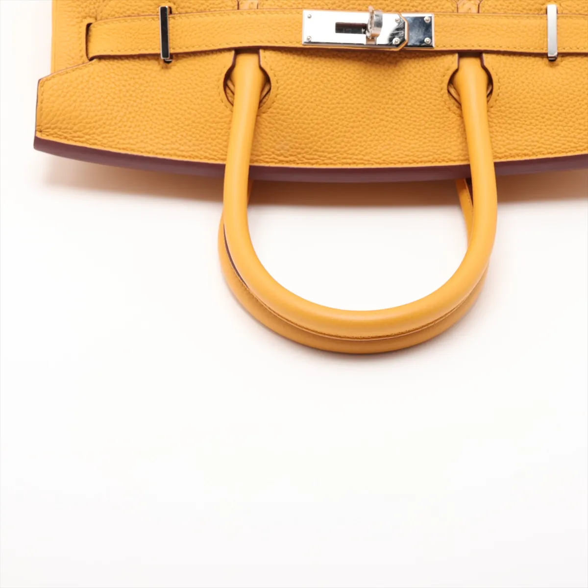 [Individually packaged] Hermes Birkin 30 Retourne Togo Jaune Ambre Silver Hardware B: 2023 — view 5