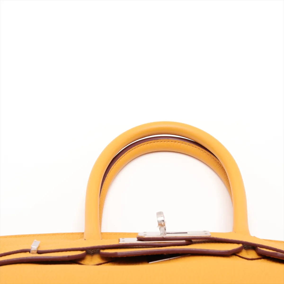 [Individually packaged] Hermes Birkin 30 Retourne Togo Jaune Ambre Silver Hardware B: 2023 — view 6