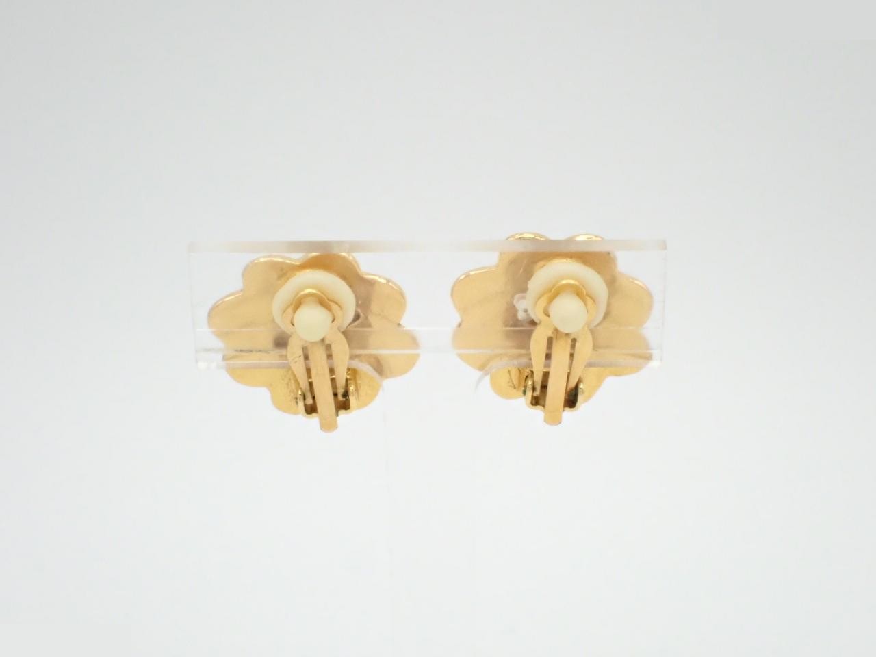 Camellia Coco Mark Earrings — view 2