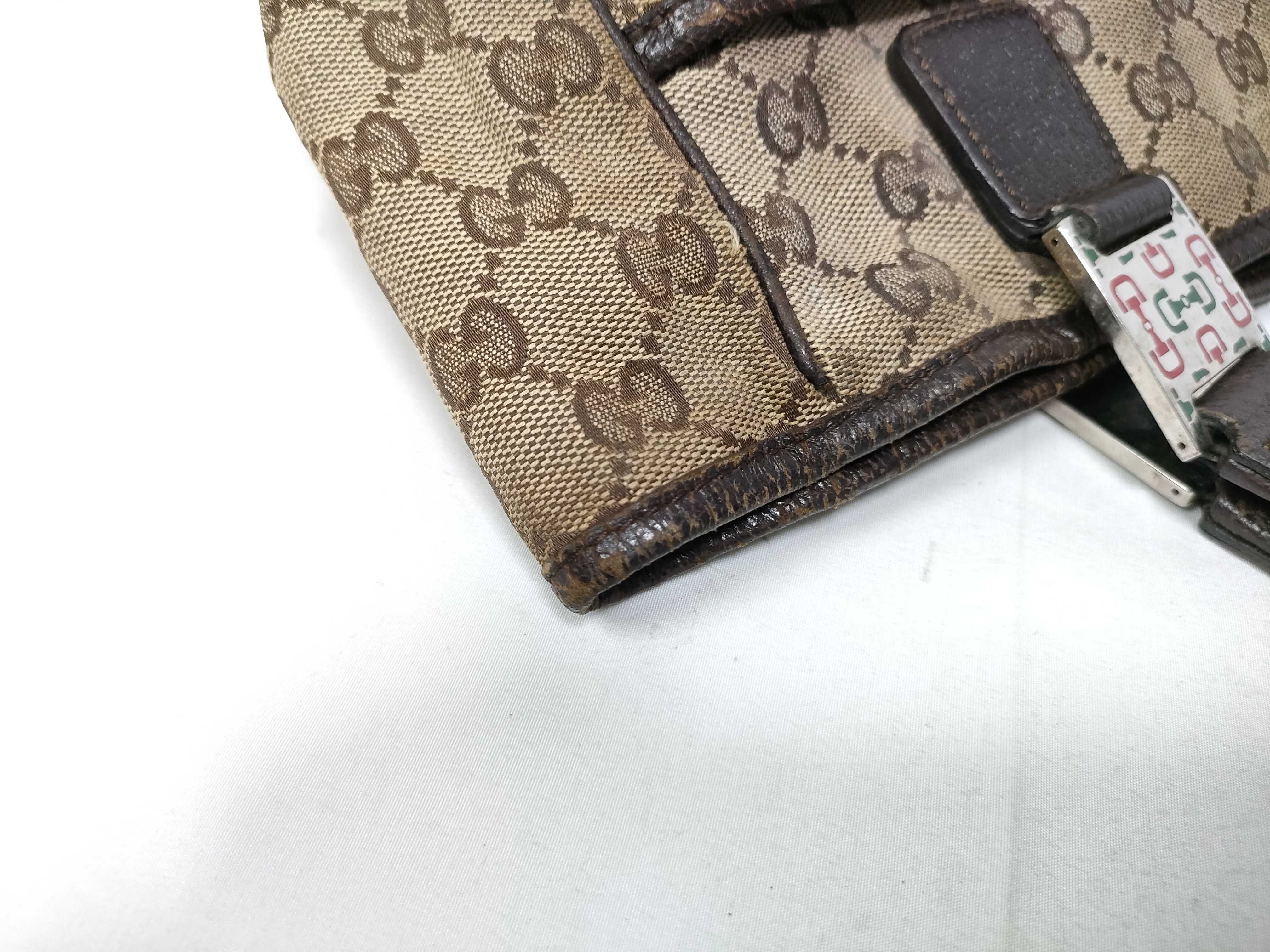 Shoulder Bag with GG Handle and Sherry Line Design — view 11