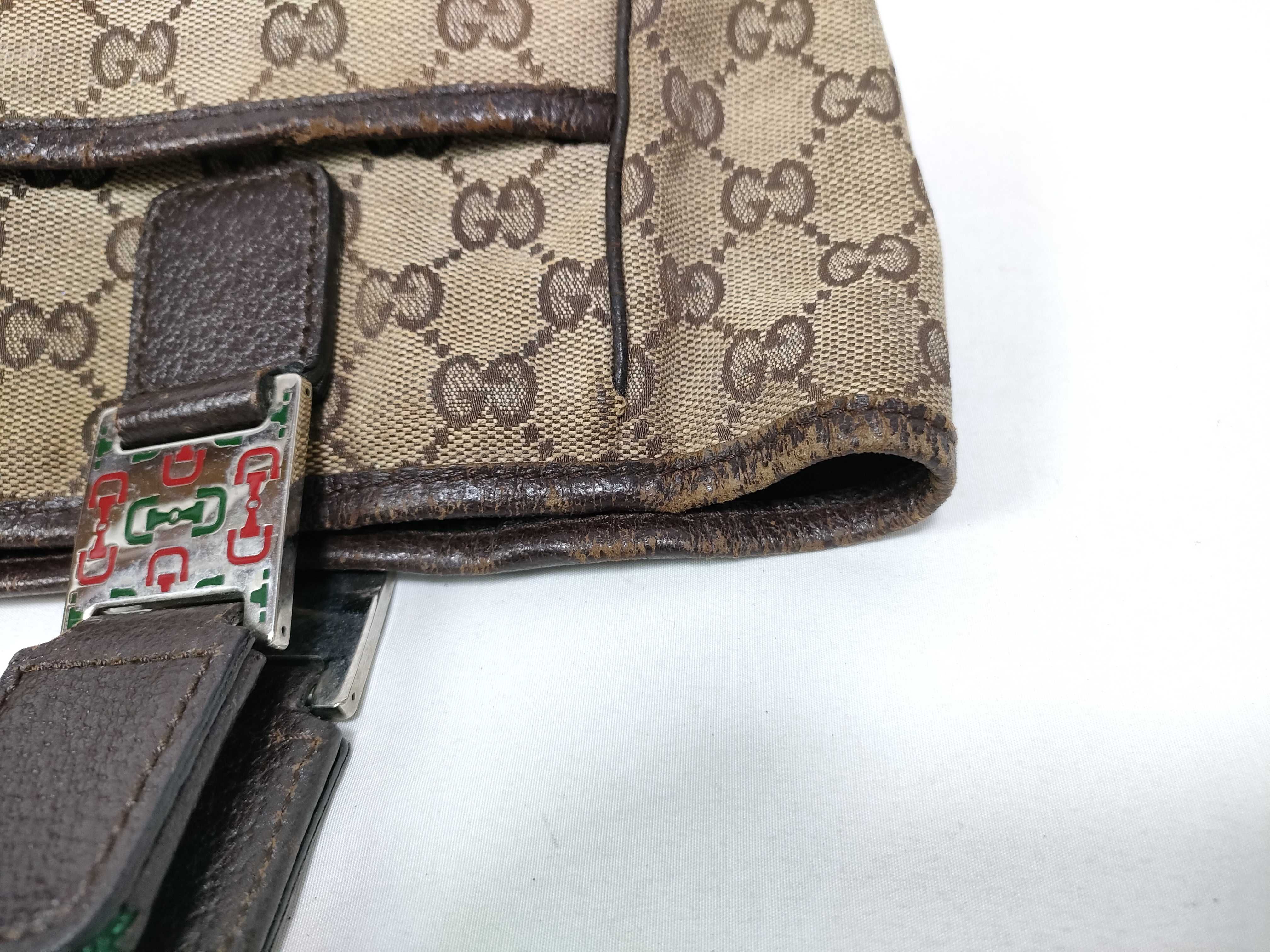 Shoulder Bag with GG Handle and Sherry Line Design — view 12