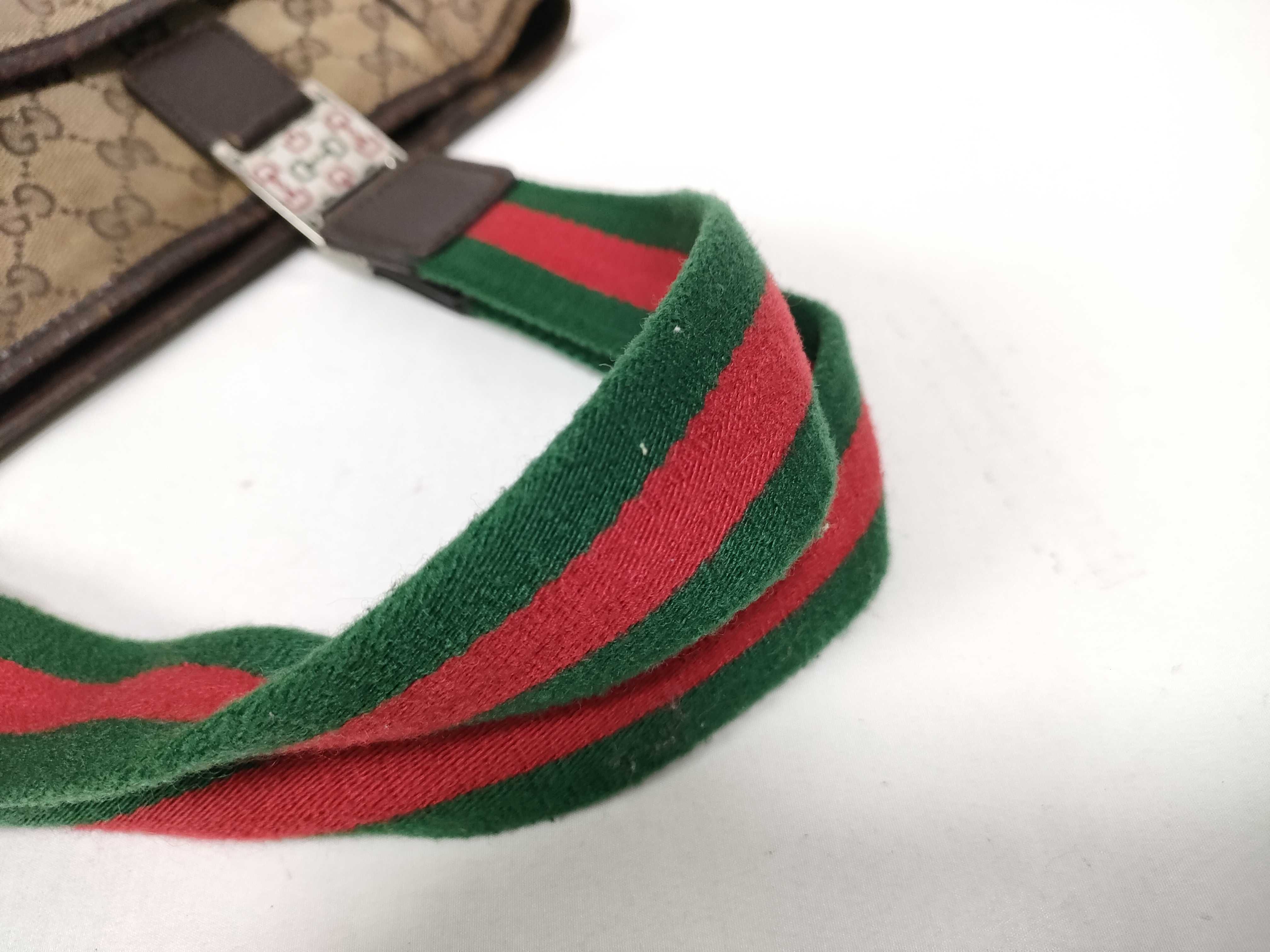 Shoulder Bag with GG Handle and Sherry Line Design — view 8
