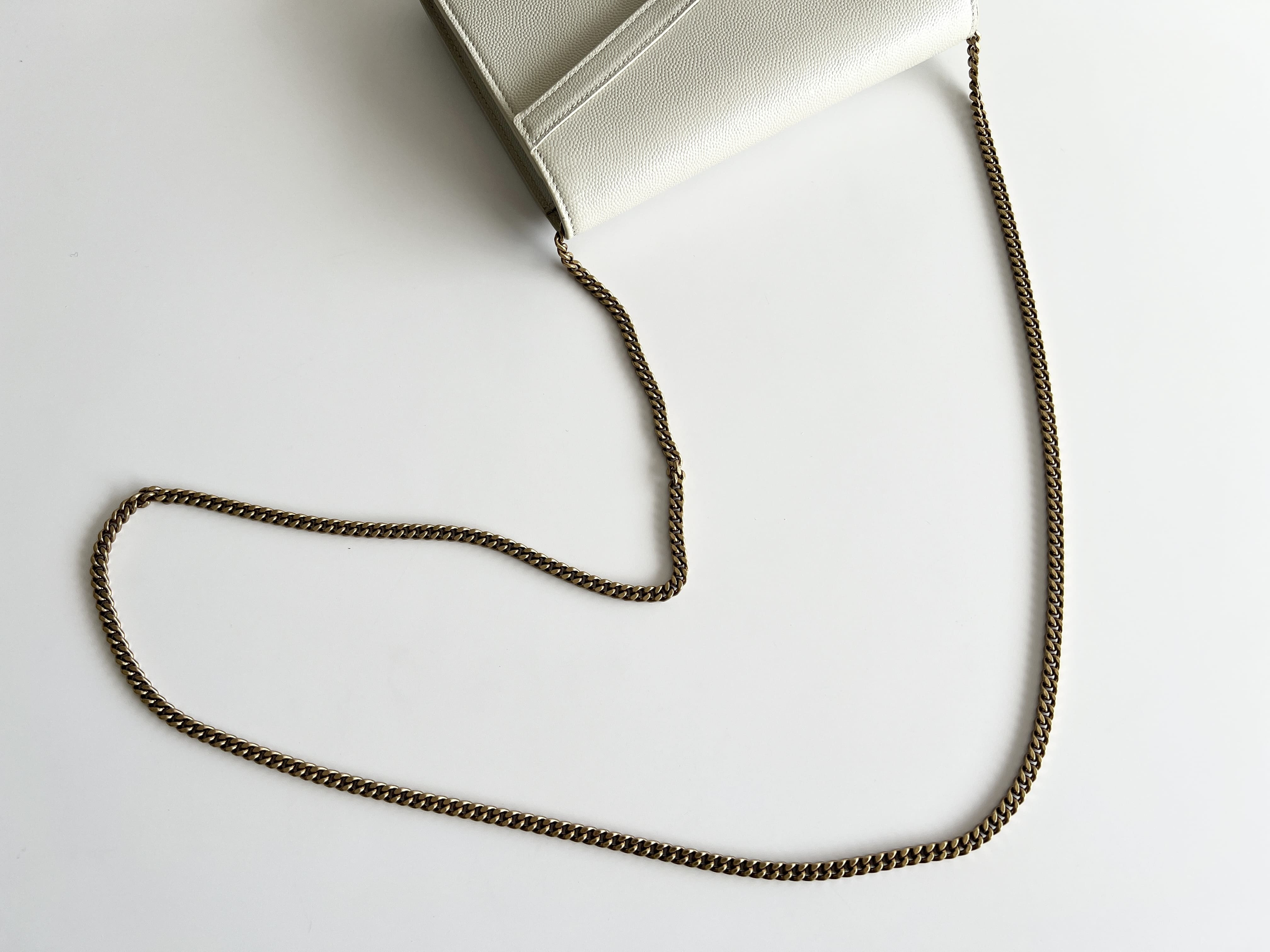 Cassandra Leather Caviar Chain Shoulder Bag — view 3