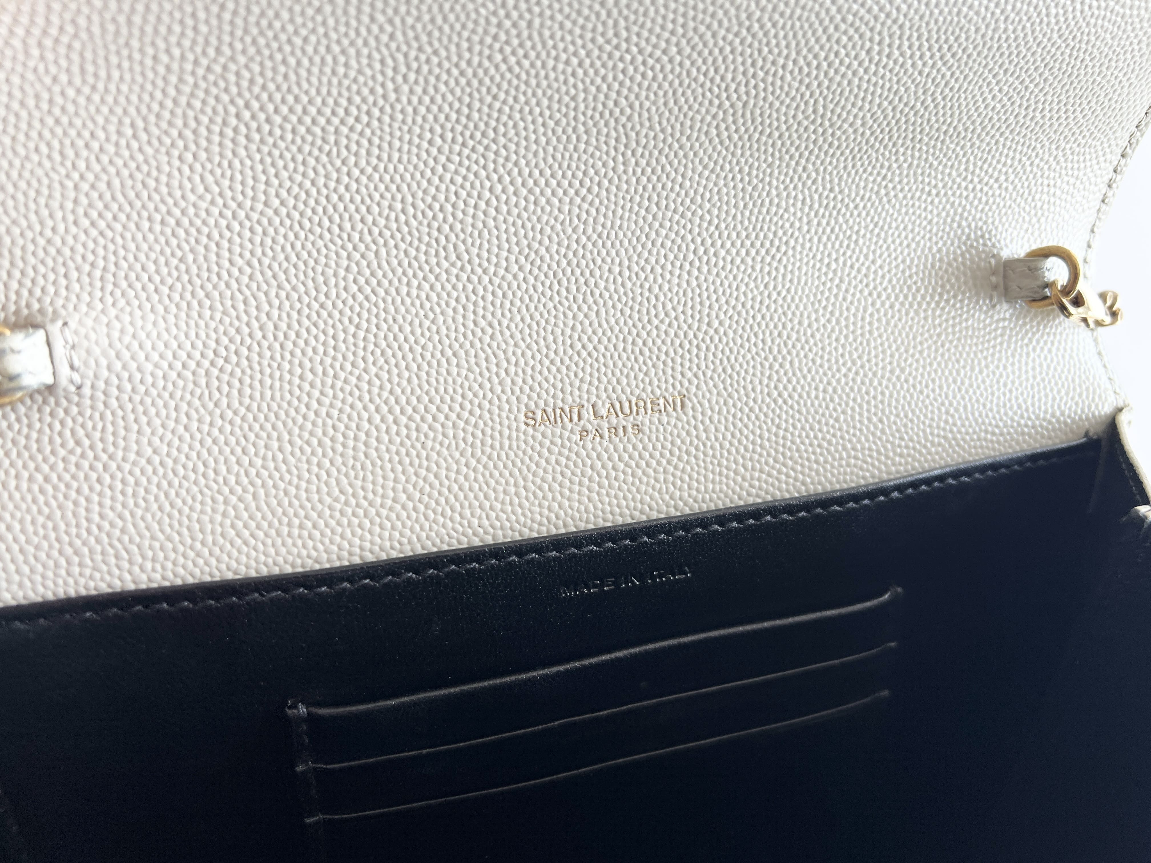 Cassandra Leather Caviar Chain Shoulder Bag — view 7