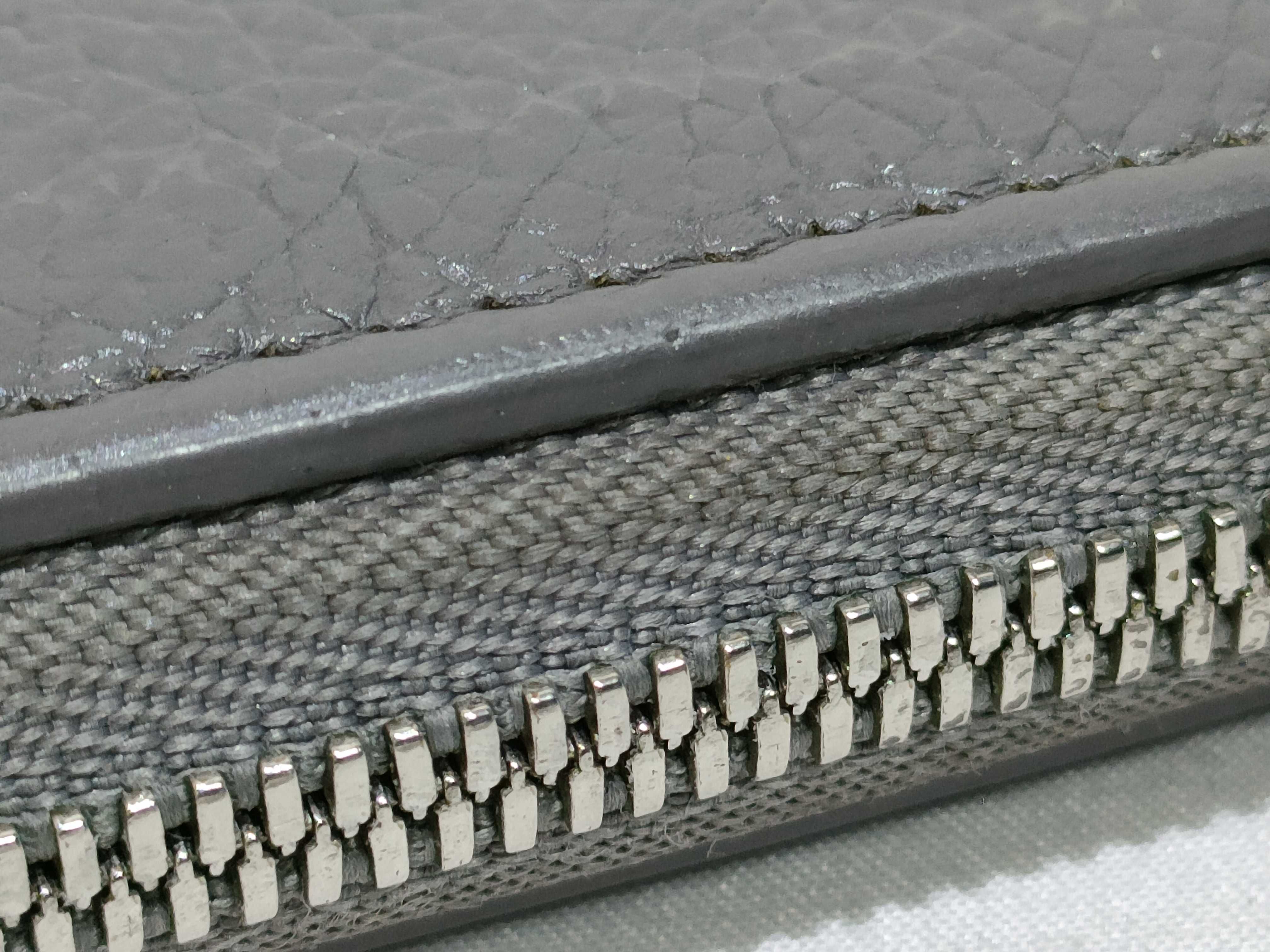 Leather Round Long Wallet Serial Number Wallet — view 8