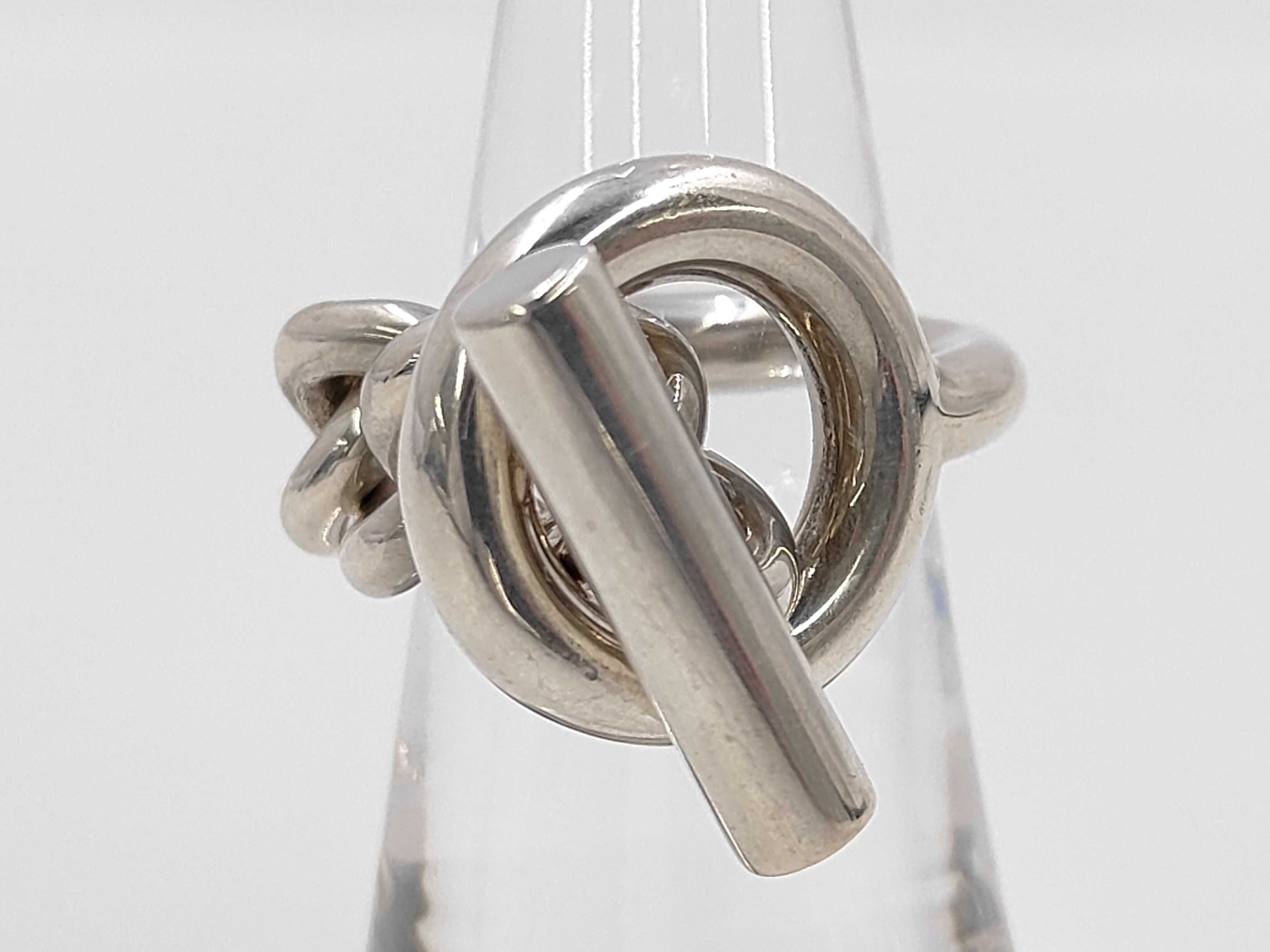 Croisette Ring, 15.1g, SV925, Stamped 52, Actual Size 9cm.