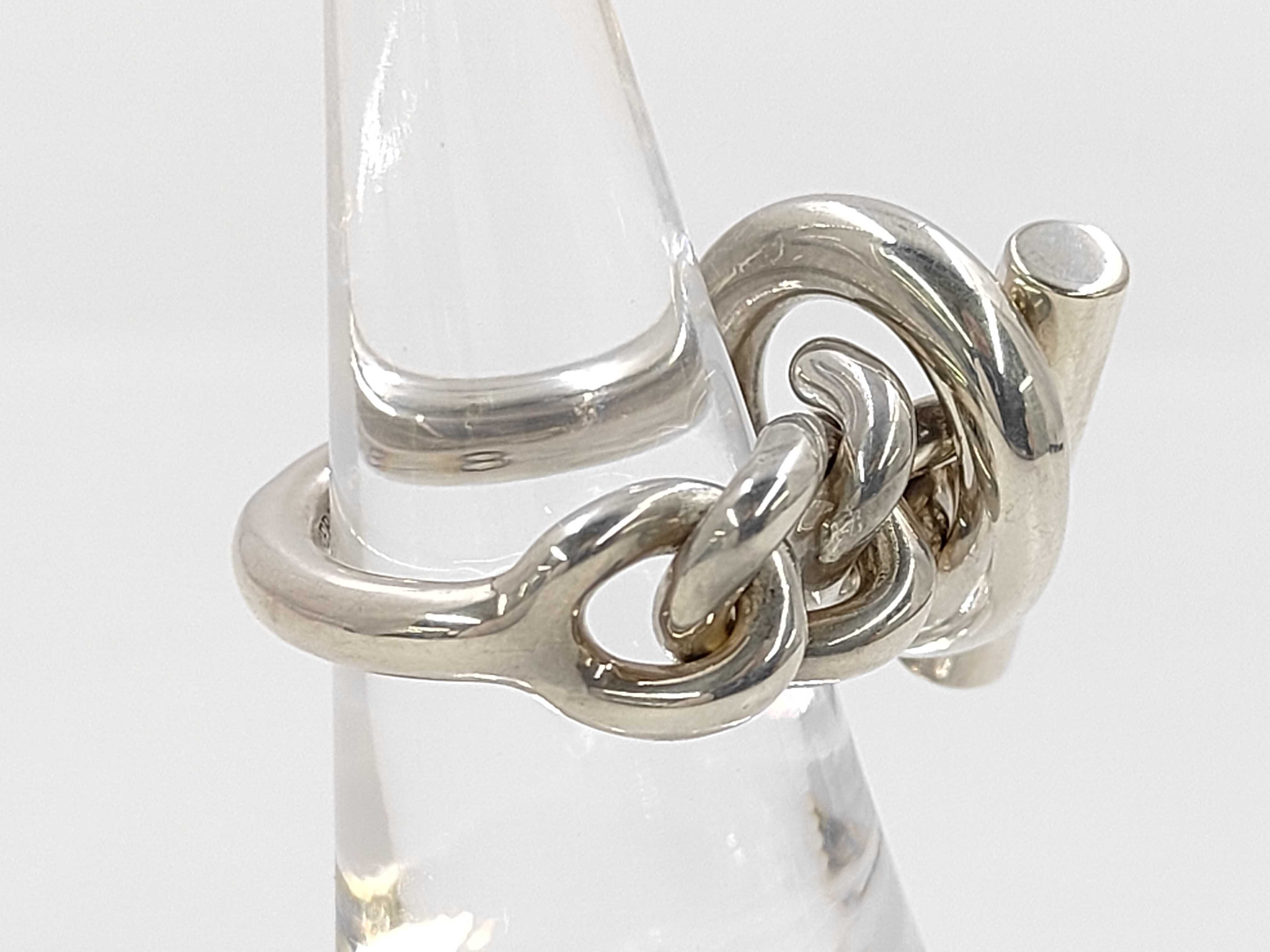 Croisette Ring, 15.1g, SV925, Stamped 52, Actual Size 9cm. — view 3