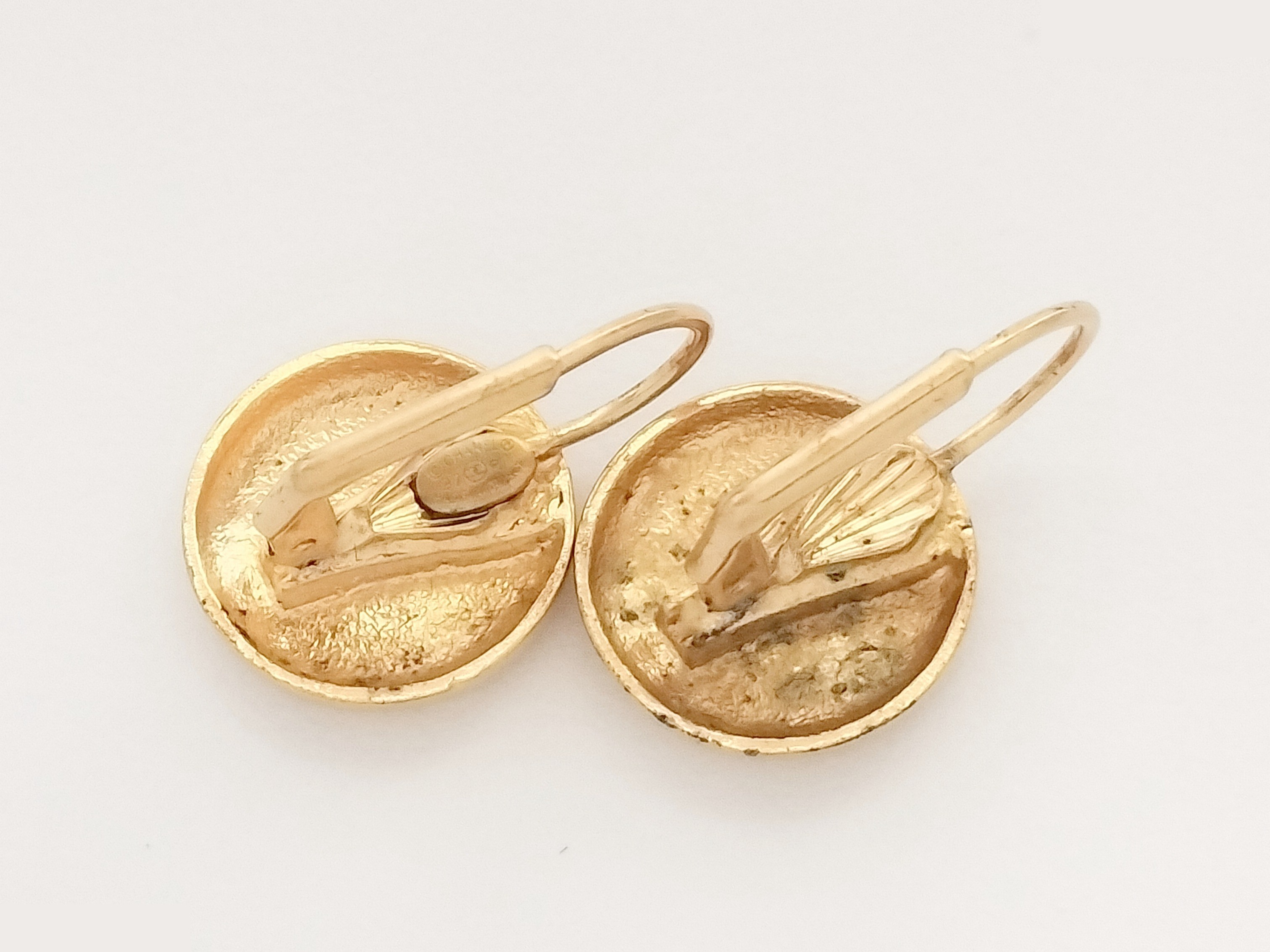 Coco Hoop Gold Earrings — view 5