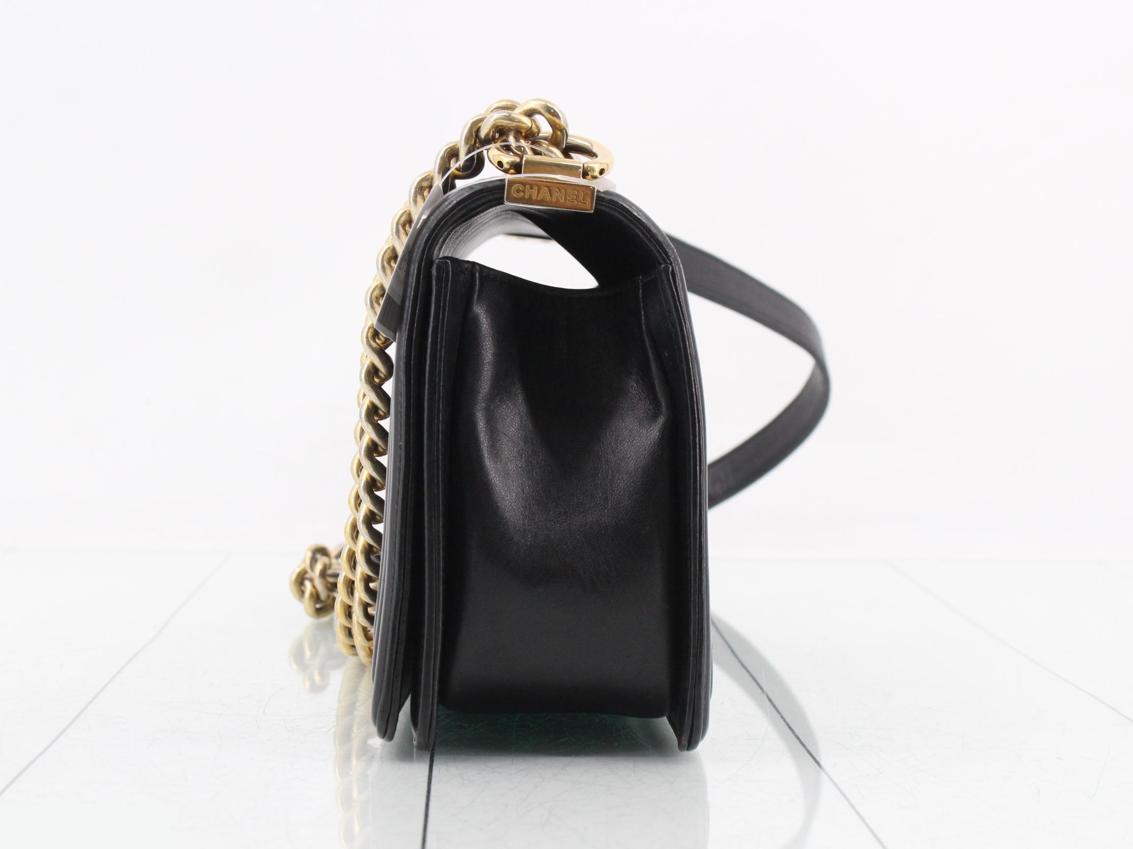 BOY CHANEL Lambskin Shoulder Bag — view 3