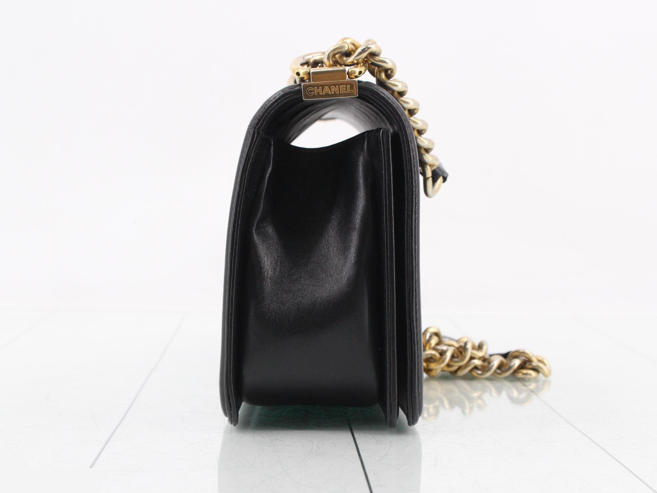 BOY CHANEL Lambskin Shoulder Bag — view 4