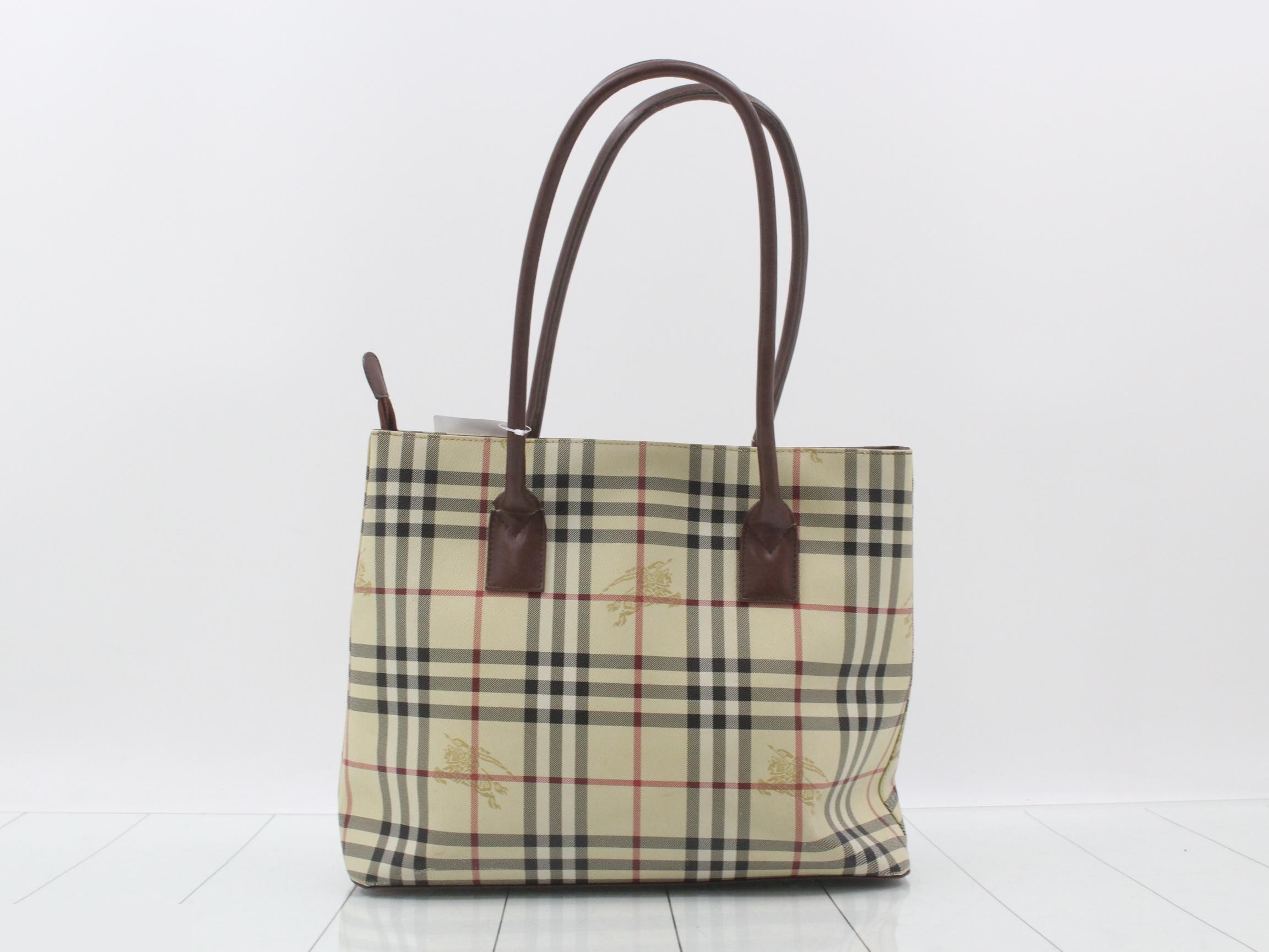 Burberrys Nova Check Tote Bag — view 2