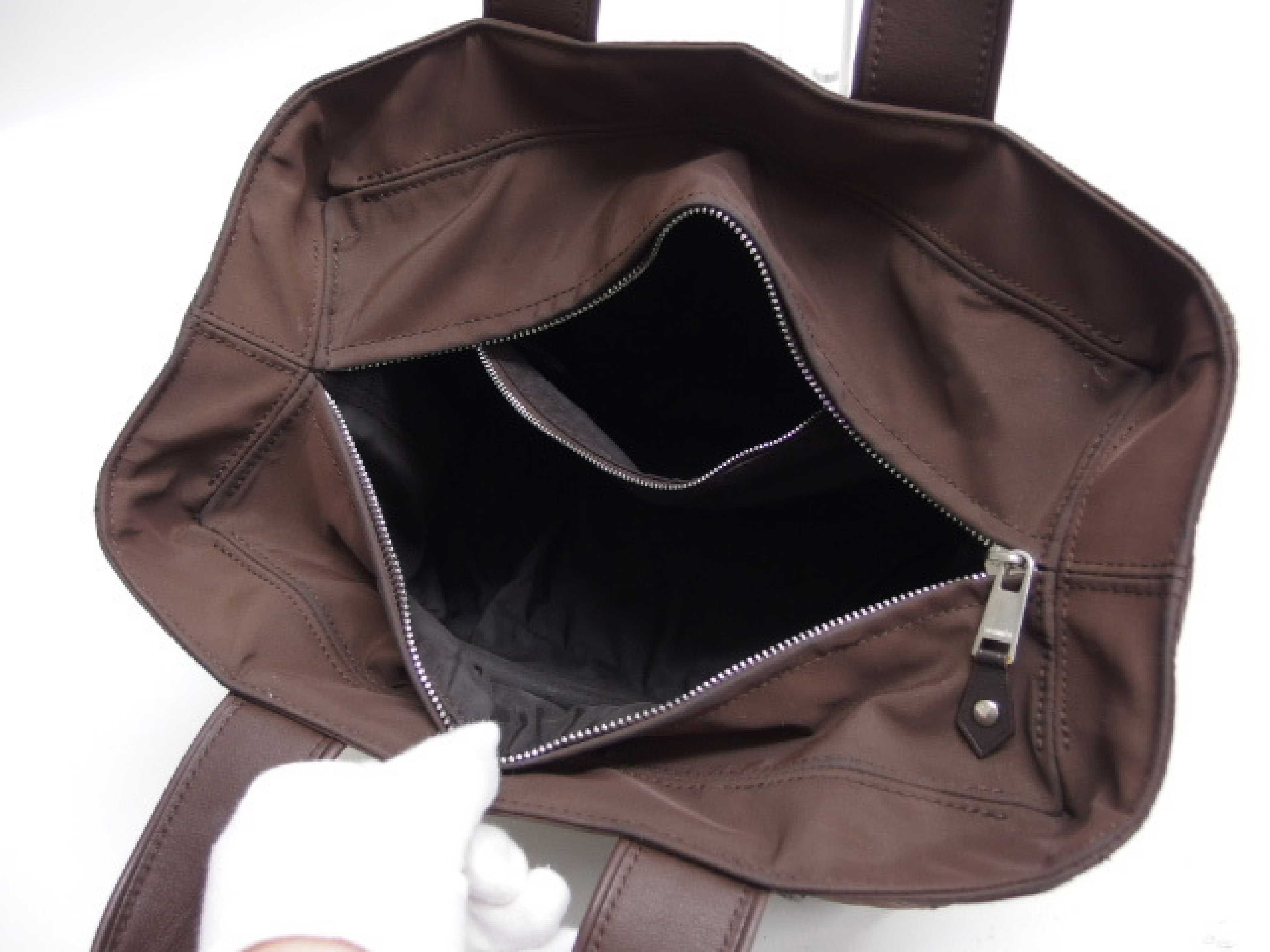 Acapulco PM Tote Bag, Brown Handbag — view 3