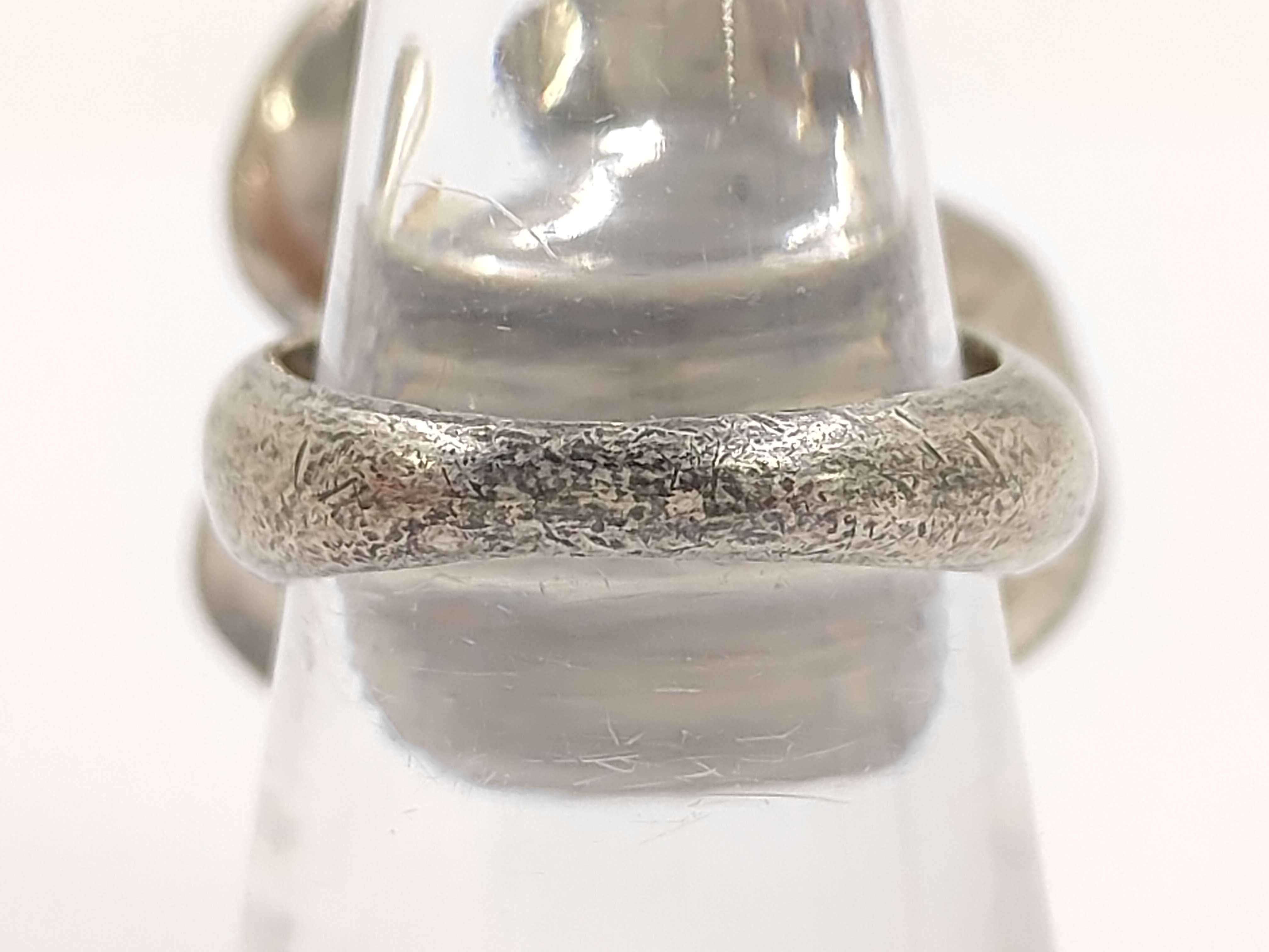 Pearl Flower Silver RG Ring — view 3
