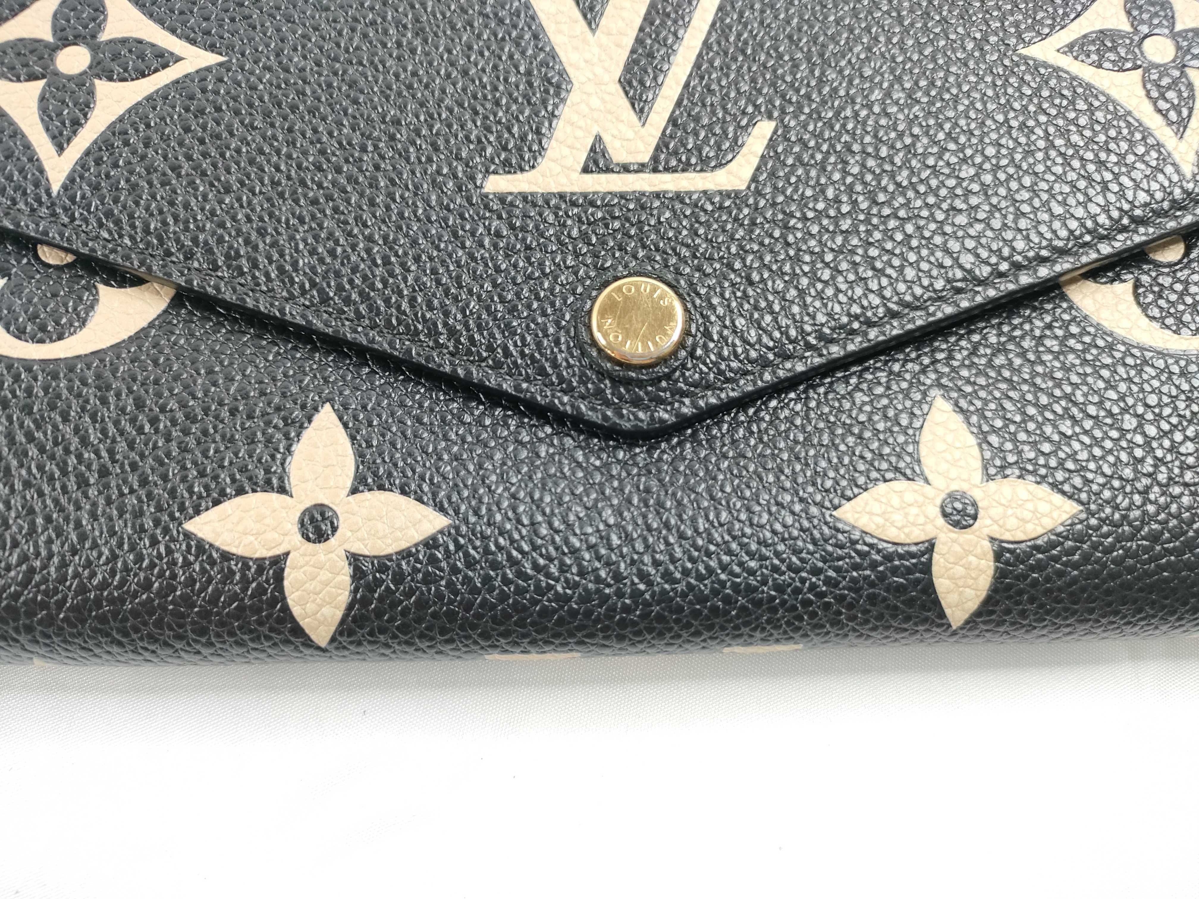 Monogram Empreinte Louis Vuitton Monogram Empreinte Portefeuille Sarah Long Wallet M80496 IC Wallet — view 8