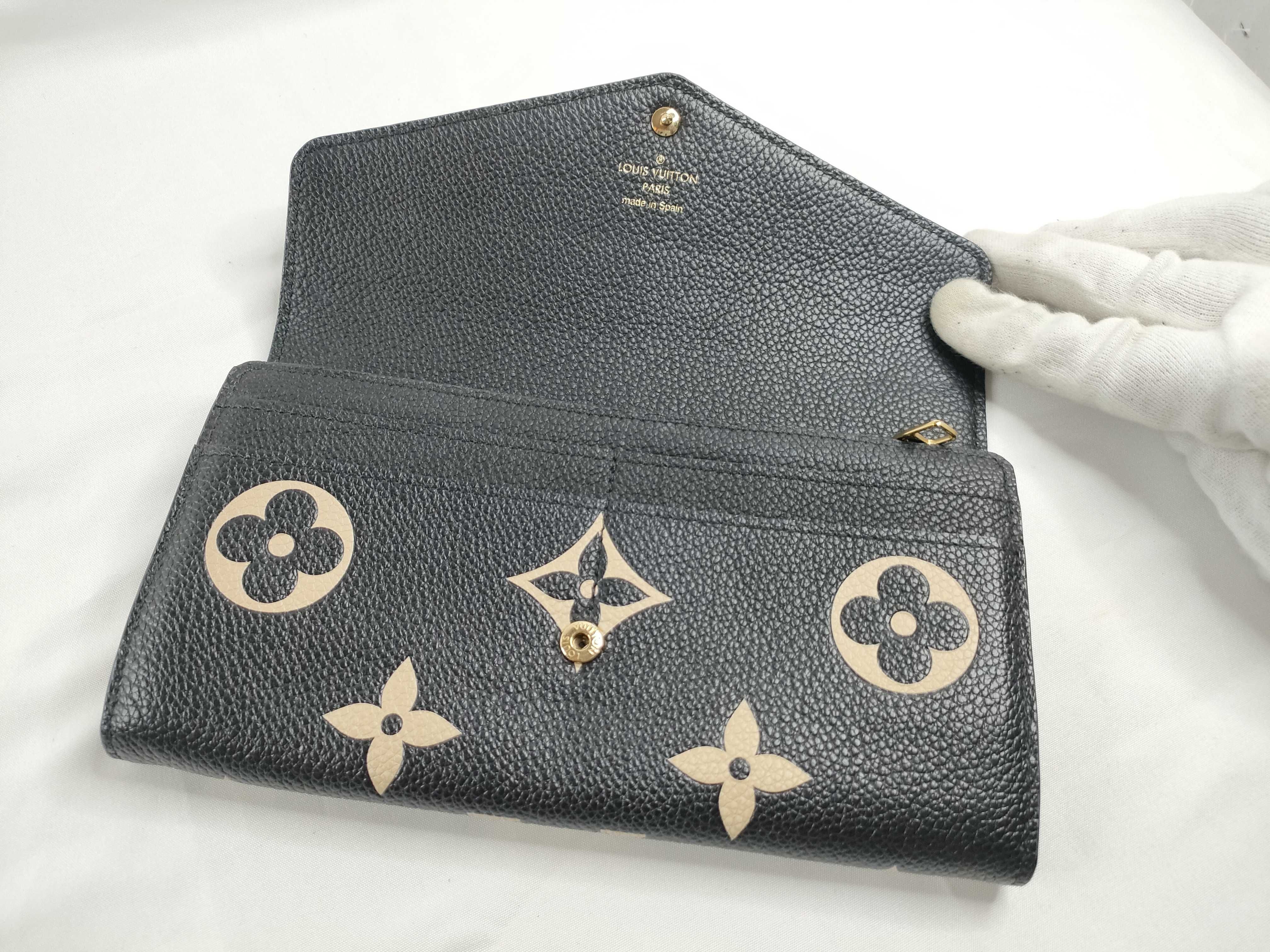 Monogram Empreinte Louis Vuitton Monogram Empreinte Portefeuille Sarah Long Wallet M80496 IC Wallet — view 9