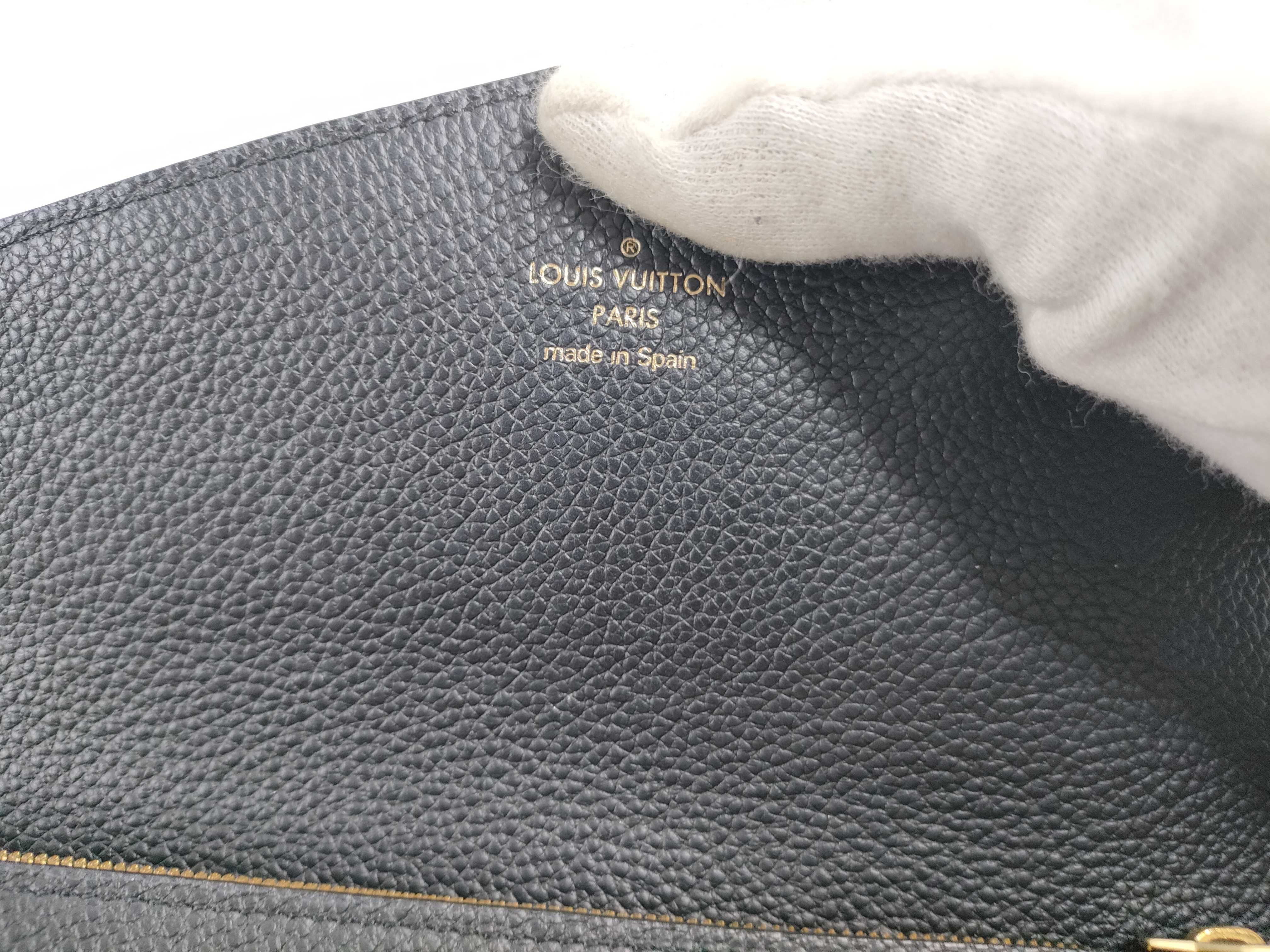 Monogram Empreinte Louis Vuitton Monogram Empreinte Portefeuille Sarah Long Wallet M80496 IC Wallet — view 10