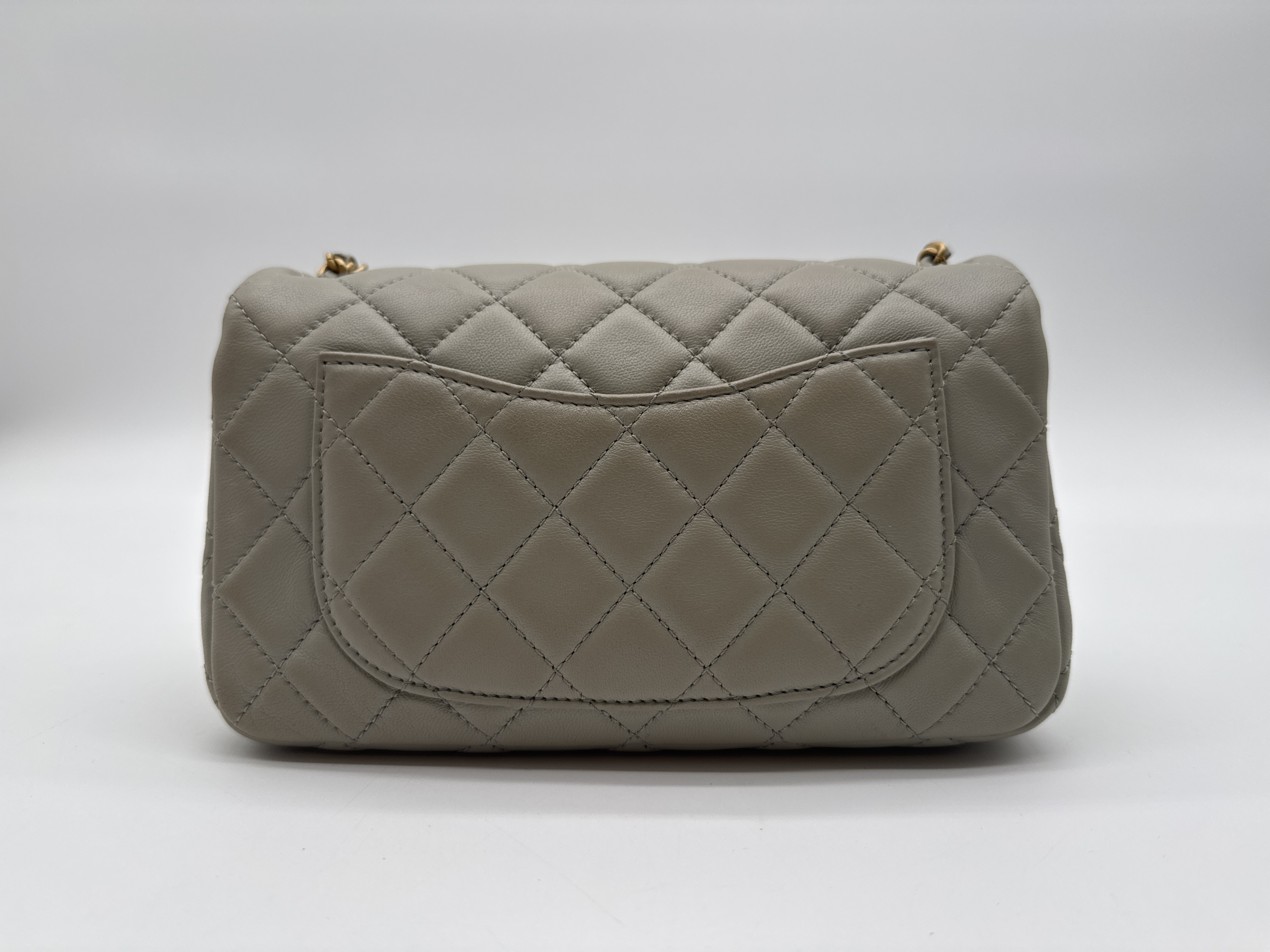 Lambskin Mini Matelassé Shoulder Bag — view 2
