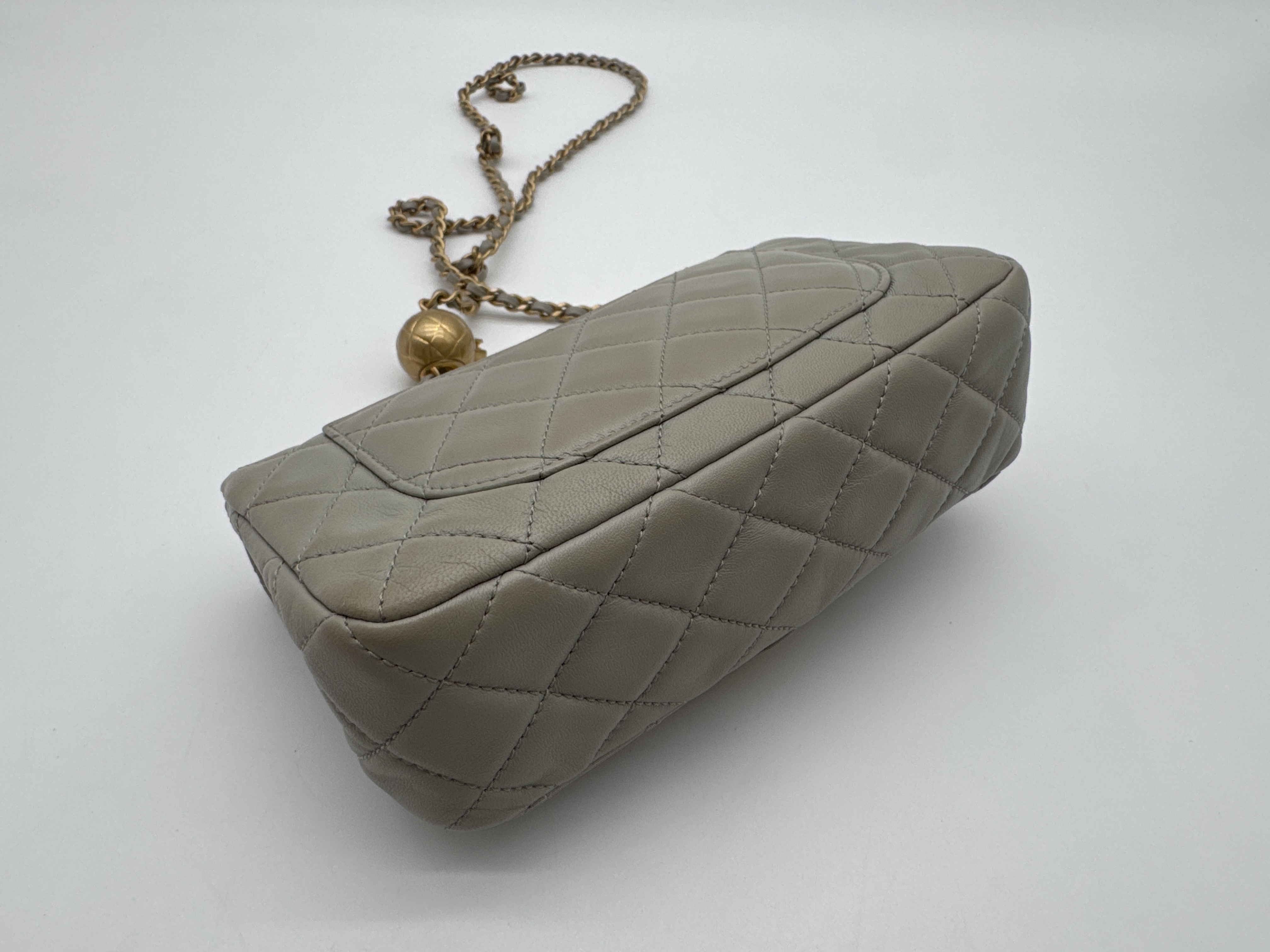 Lambskin Mini Matelassé Shoulder Bag — view 7