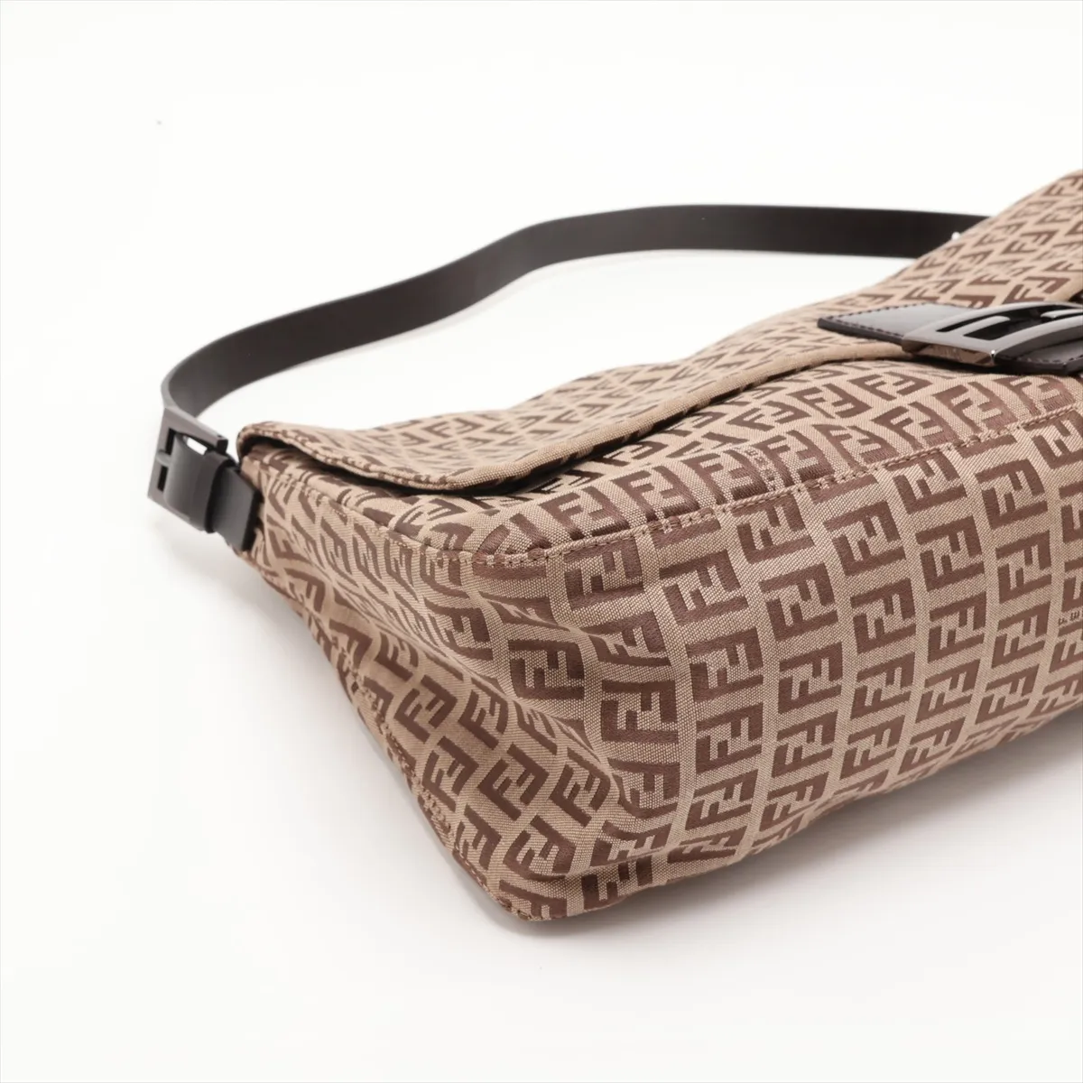 Zucchino Mamma Bucket 8BR030 Canvas x Leather Shoulder Bag Beige — view 4