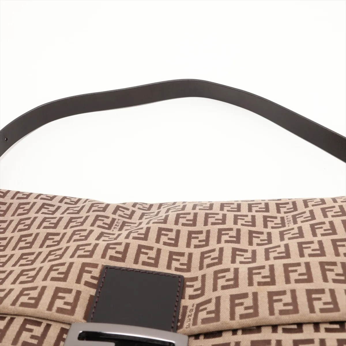 Zucchino Mamma Bucket 8BR030 Canvas x Leather Shoulder Bag Beige — view 6