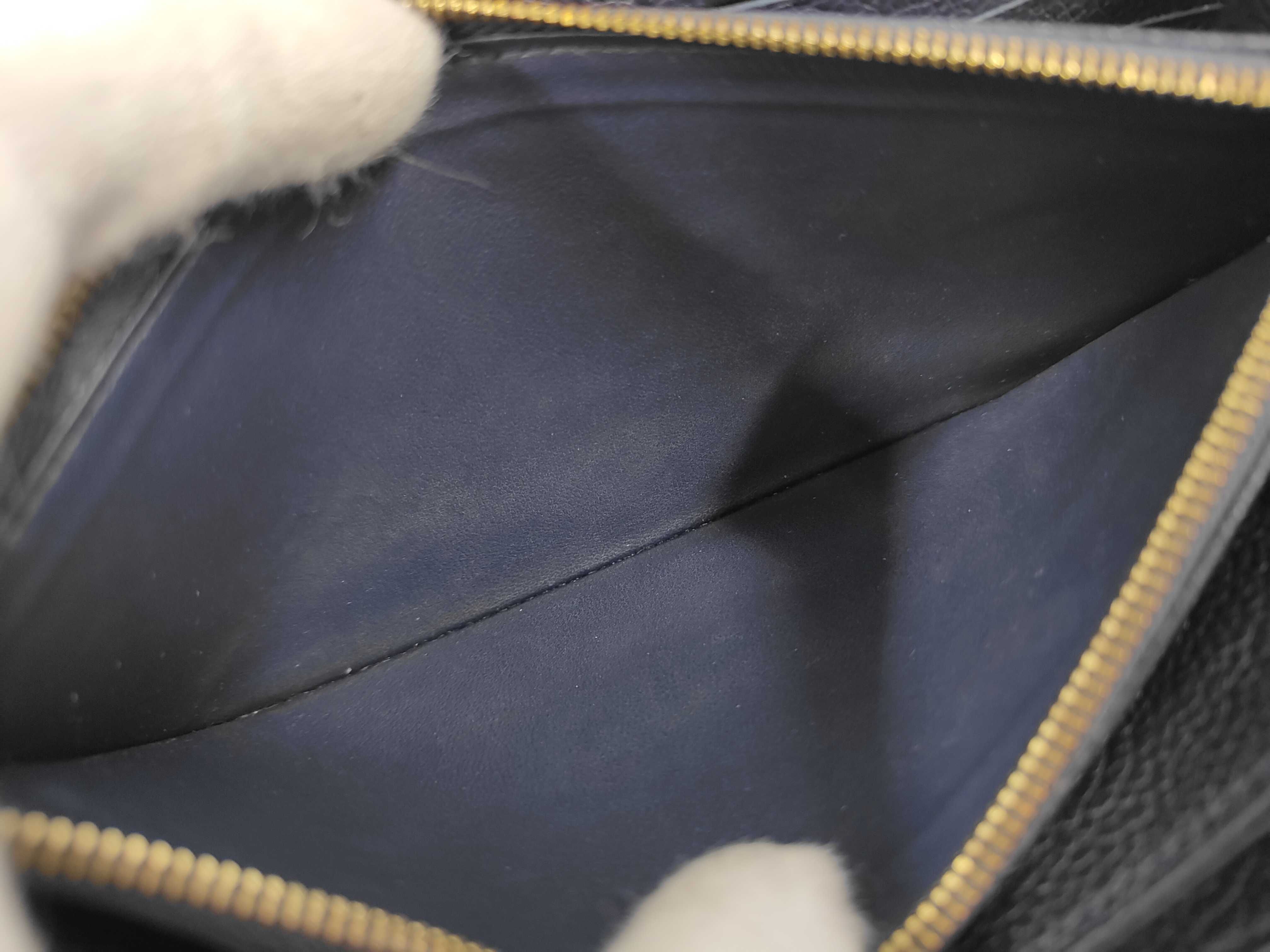M62121 Monogram Empreinte Zippy Wallet Marine Rouge (with box and dust bag) — view 11