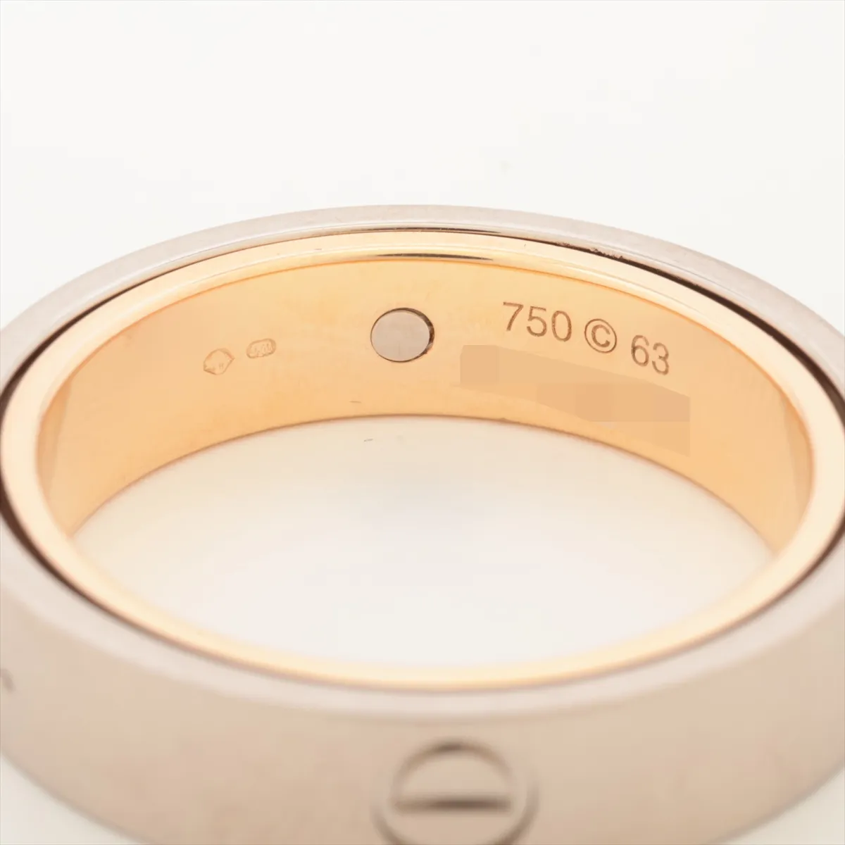 Secret Love Ring 750(PG×WG) 13.2g 63 EE3262 — view 3