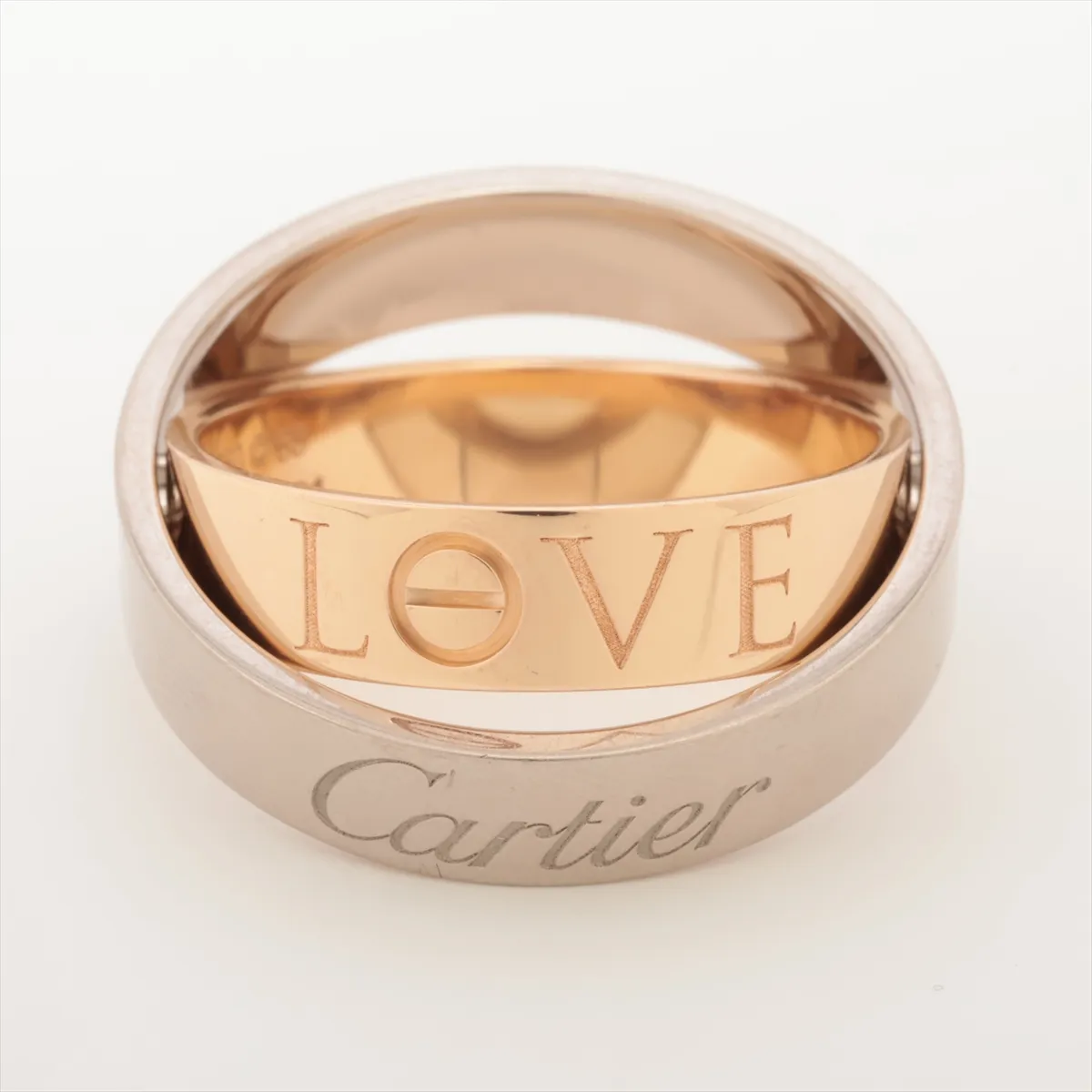 Secret Love Ring 750(PG×WG) 13.2g 63 EE3262 — view 4