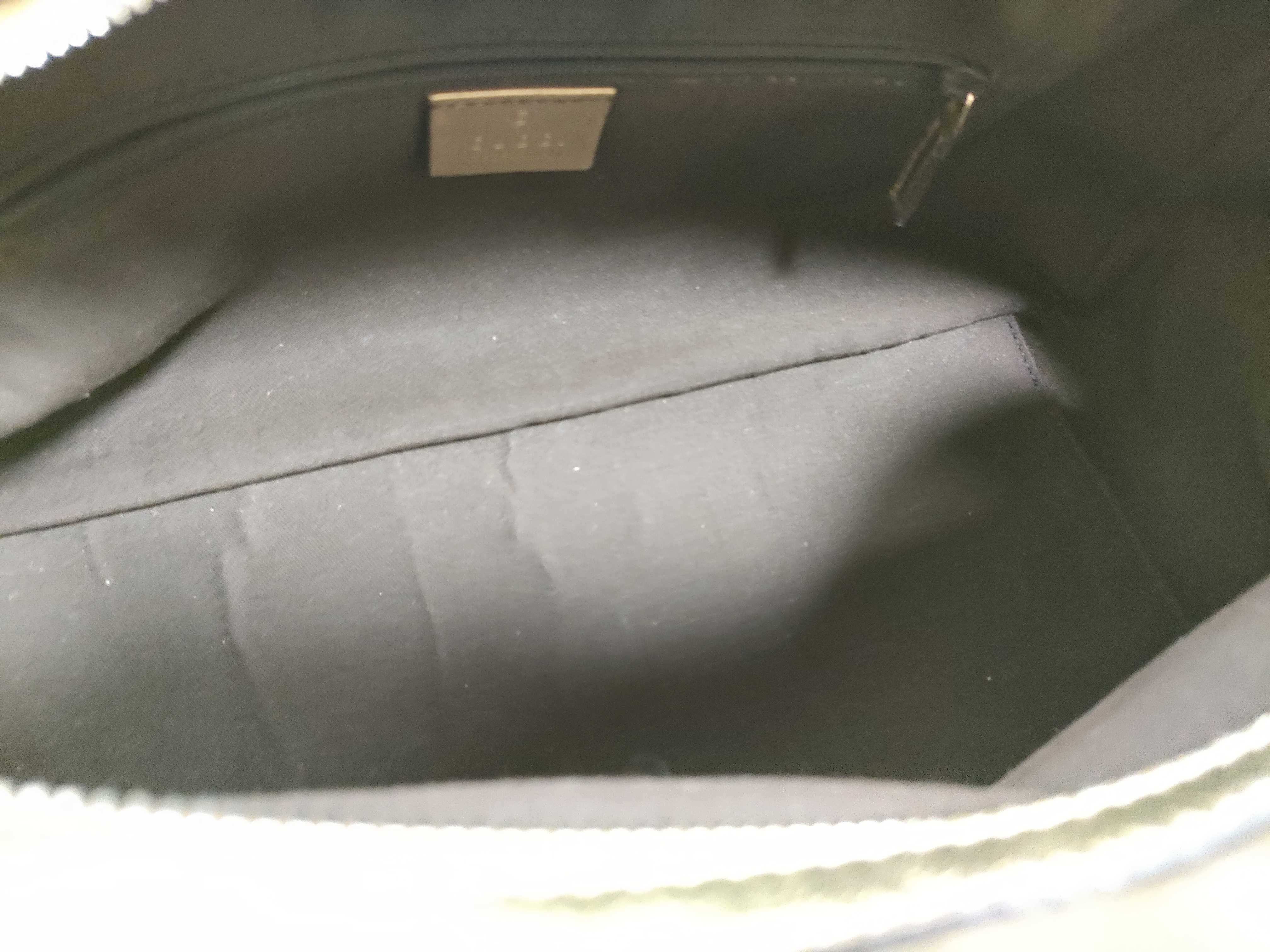 GG Canvas Gucci GG Canvas x Leather Handbag Beige 161720 Handbag — view 10