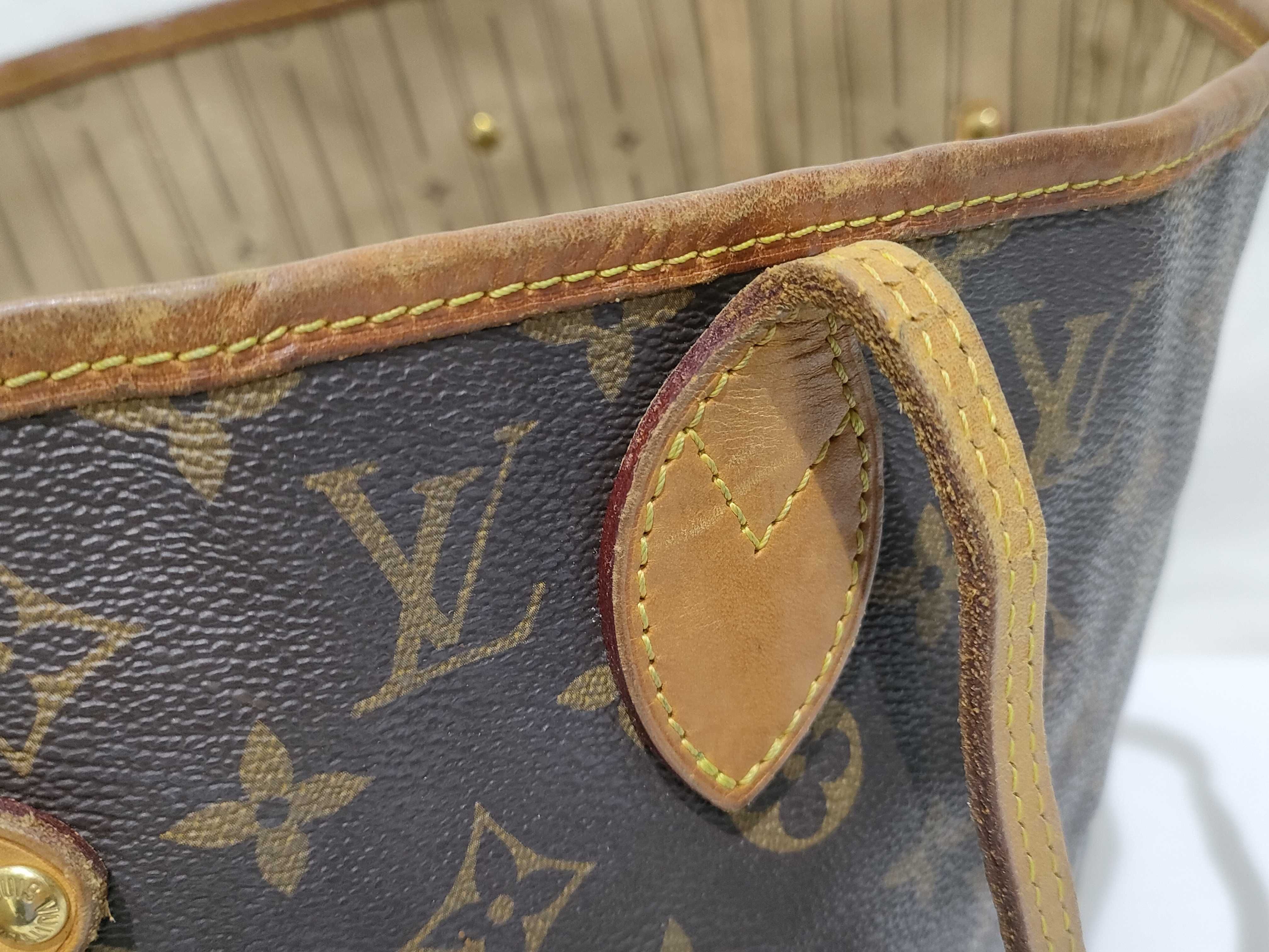 Monogram ID - Monogram Neverfull MM M40156 Brown Tote Bag — view 13