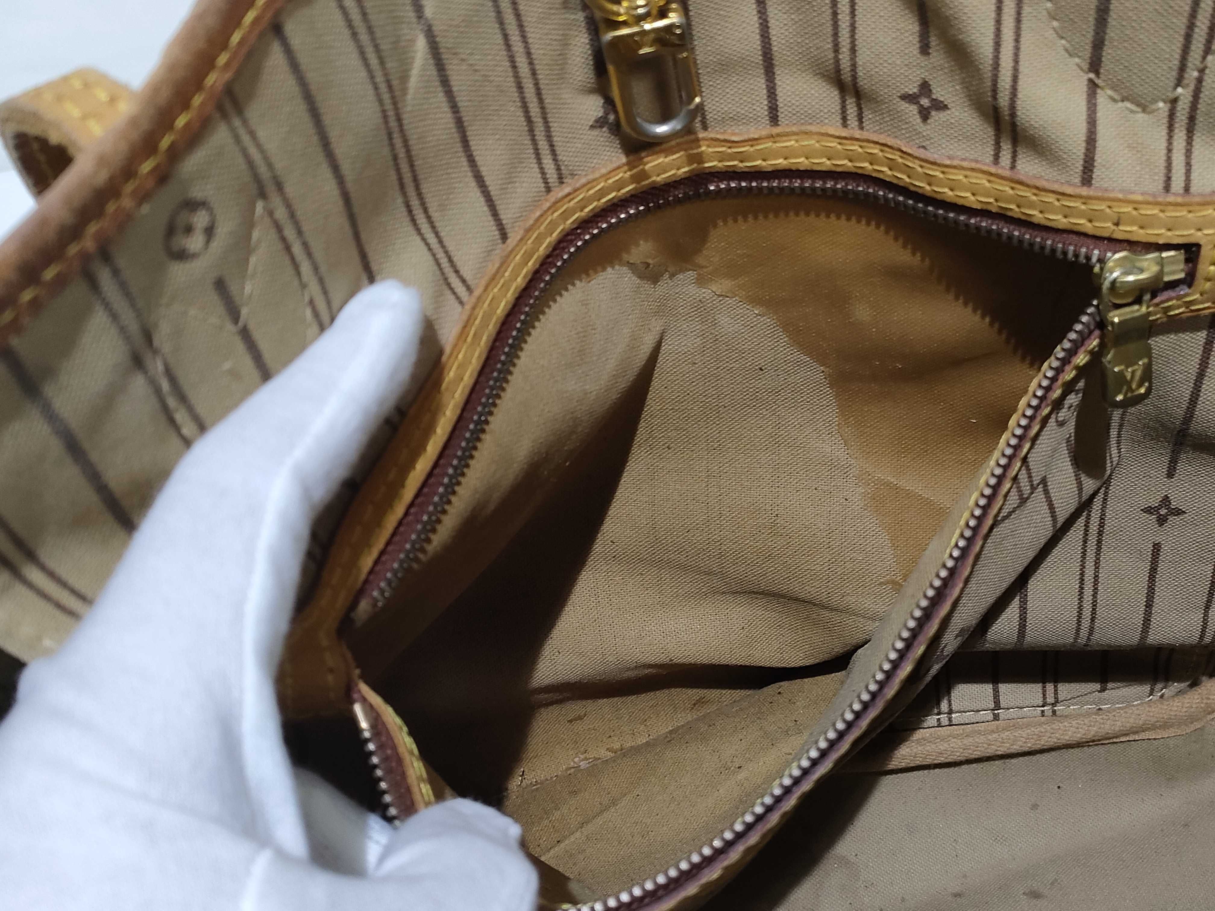 Monogram ID - Monogram Neverfull MM M40156 Brown Tote Bag — view 9