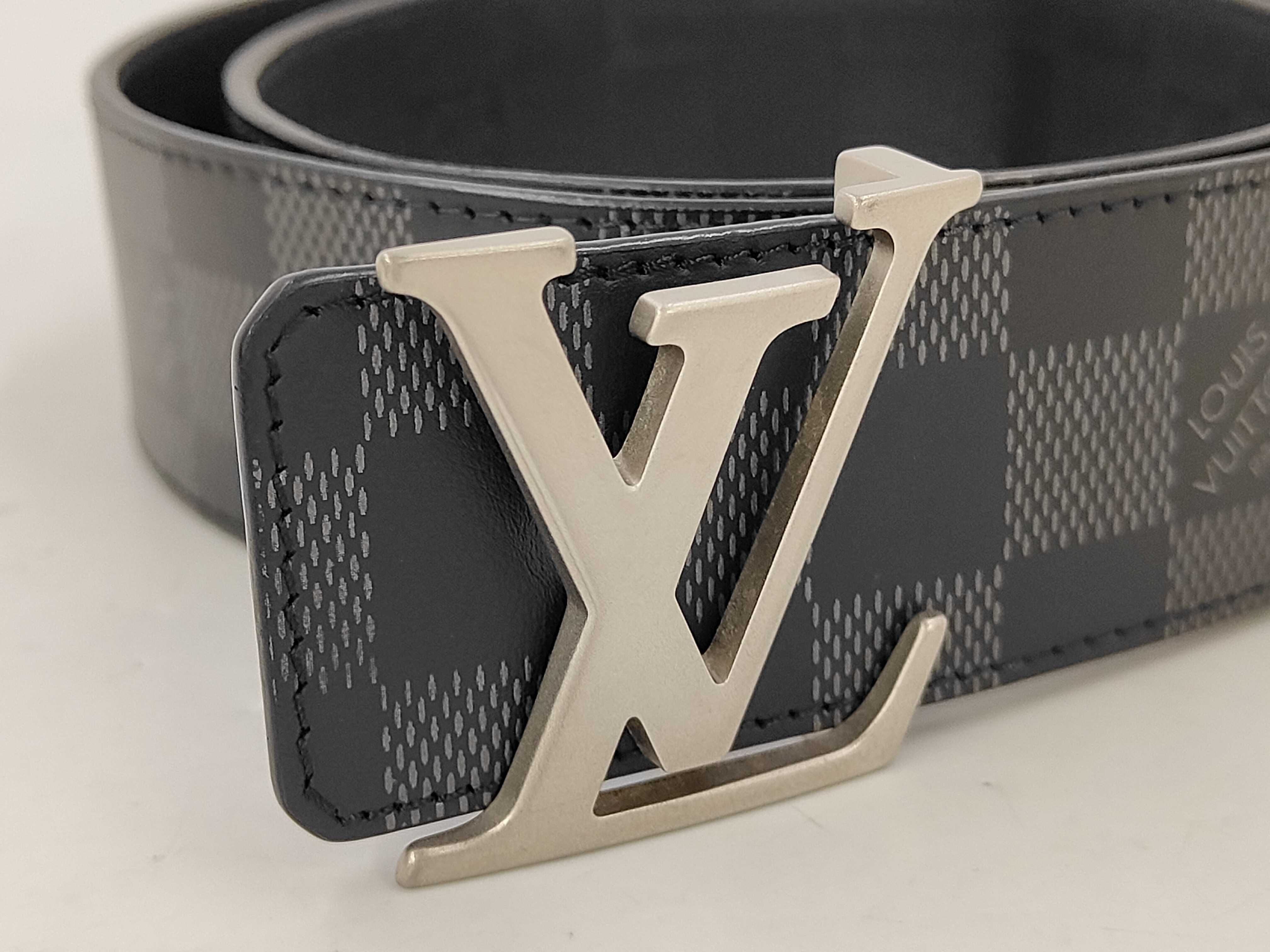 Ceinture LV Initial Damier Infini Reversible Belt — view 2