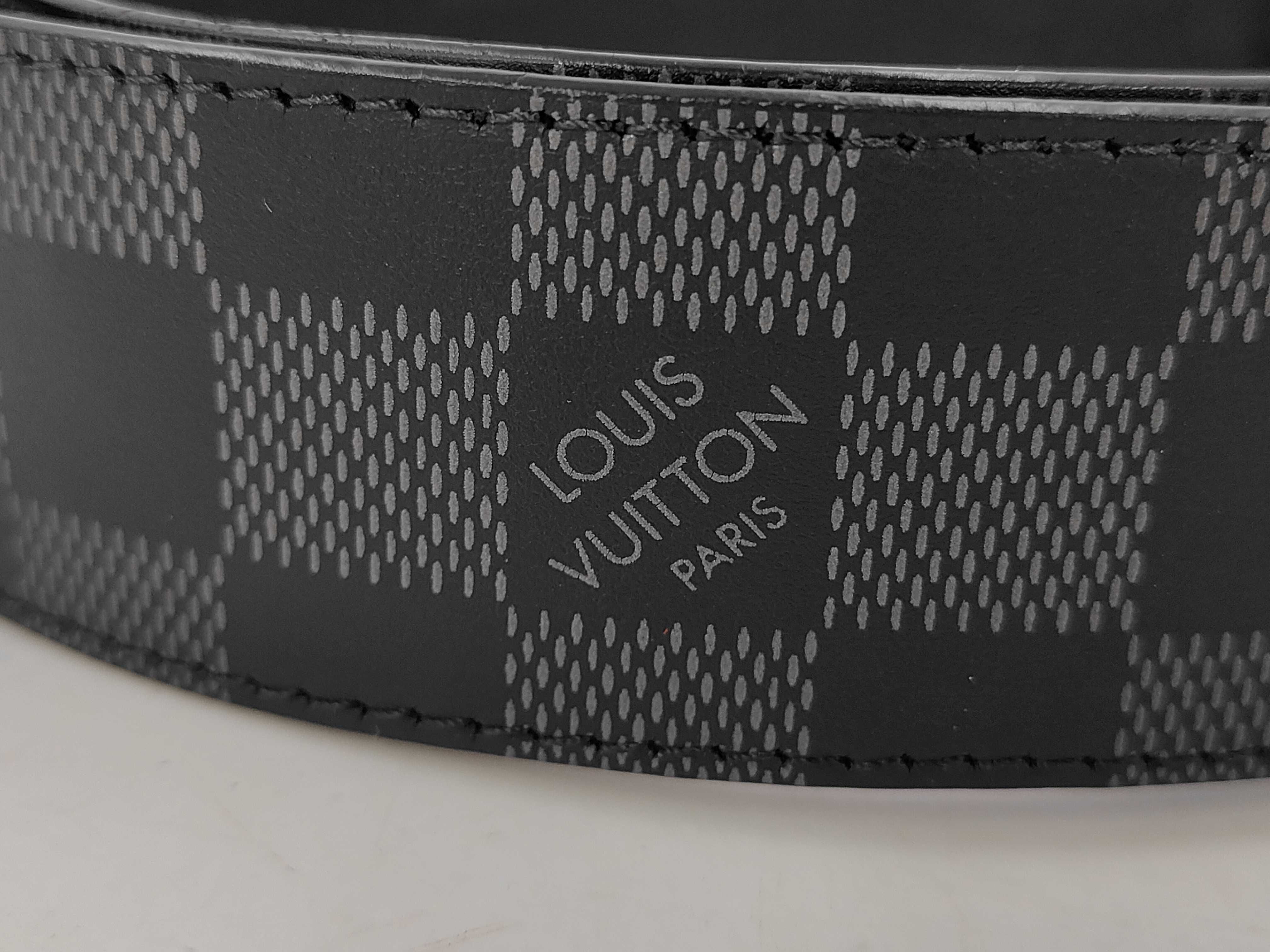 Ceinture LV Initial Damier Infini Reversible Belt — view 11