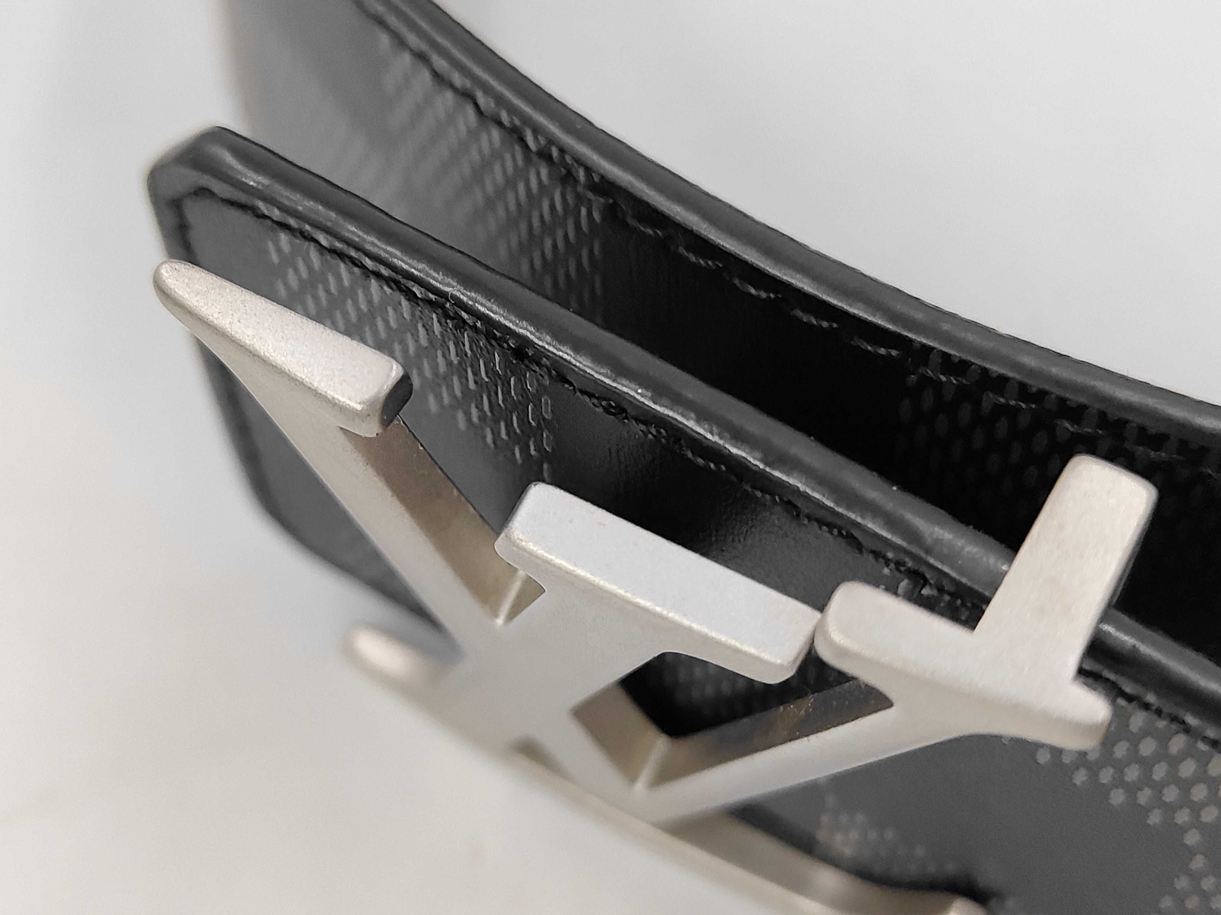 Ceinture LV Initial Damier Infini Reversible Belt — view 9
