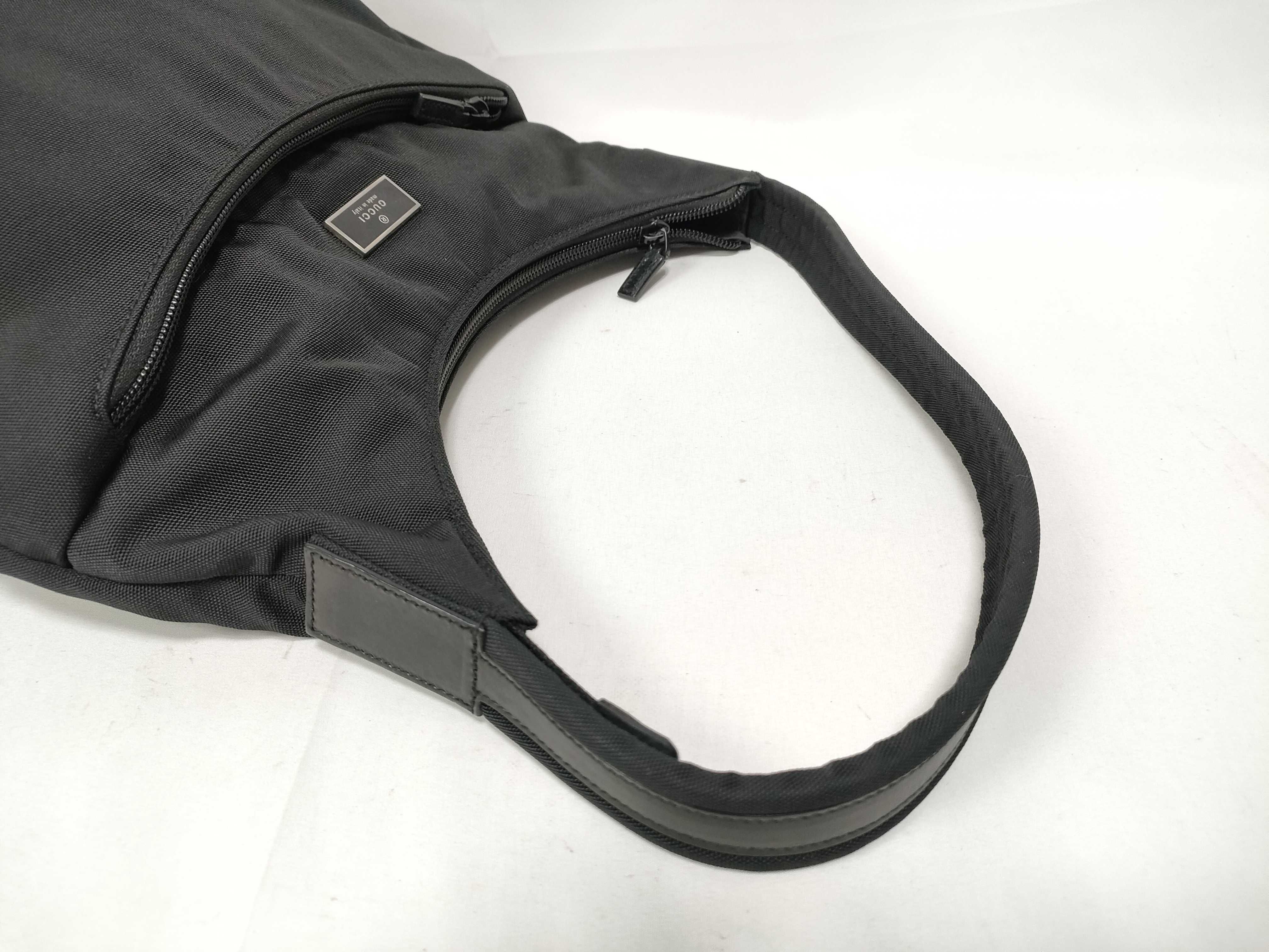 Nylon One-Shoulder Bag, Black Shoulder Bag — view 9