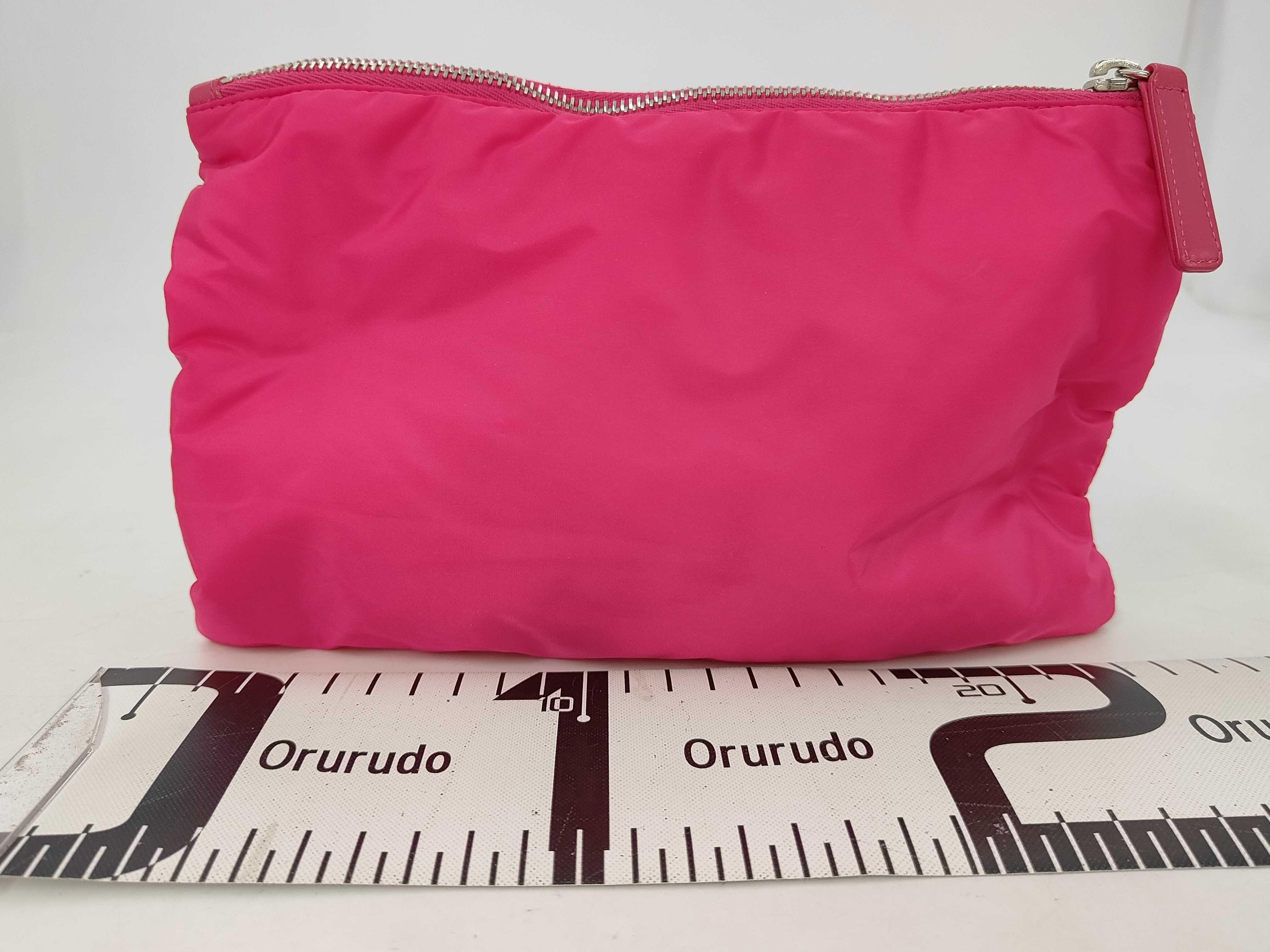 Mademoiselle Nylon Shoulder Bag with Silver Hardware (Serial Number 16) — view 15