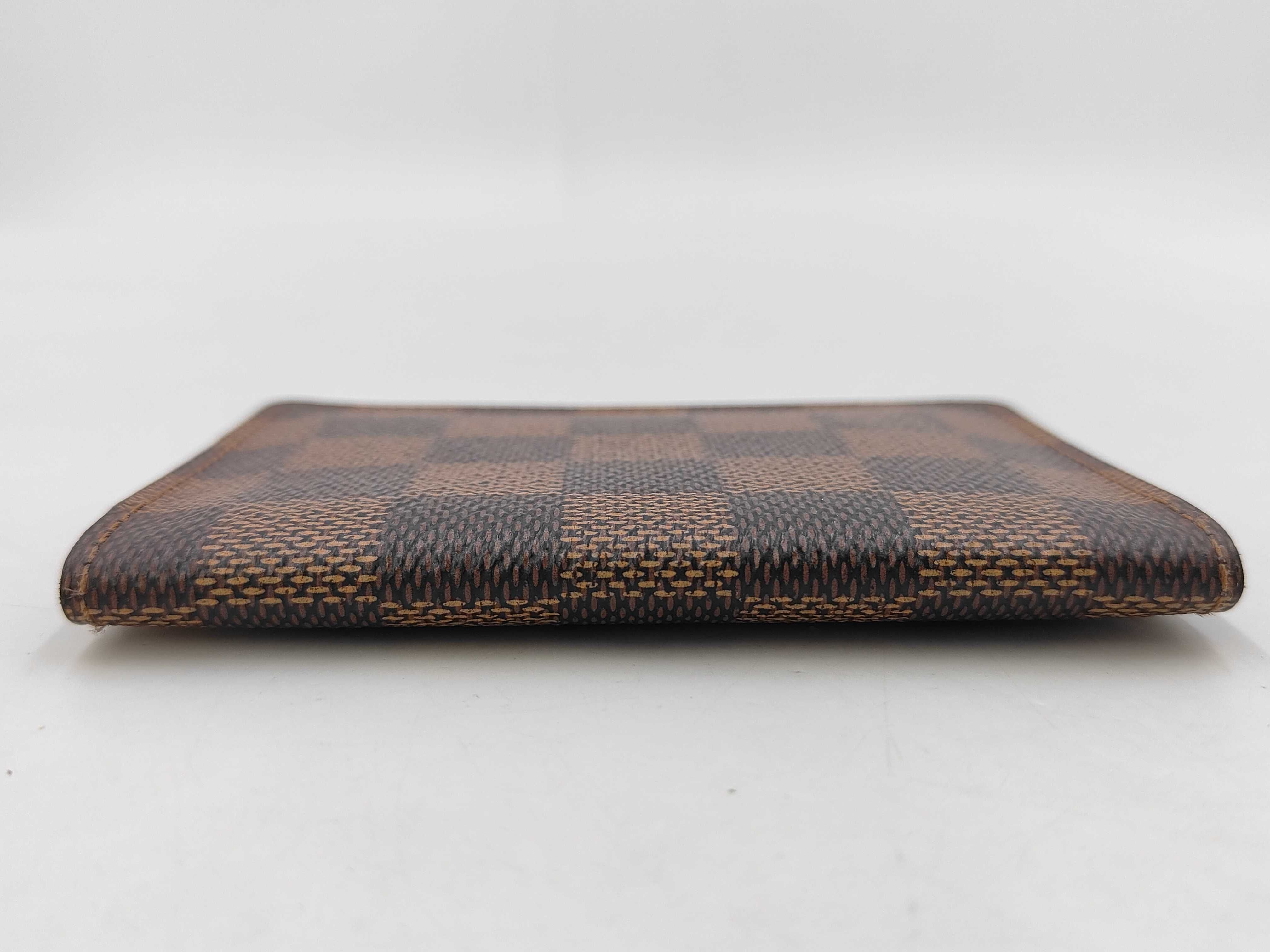Damier Organizer de Poche Card Case with Initials — view 5